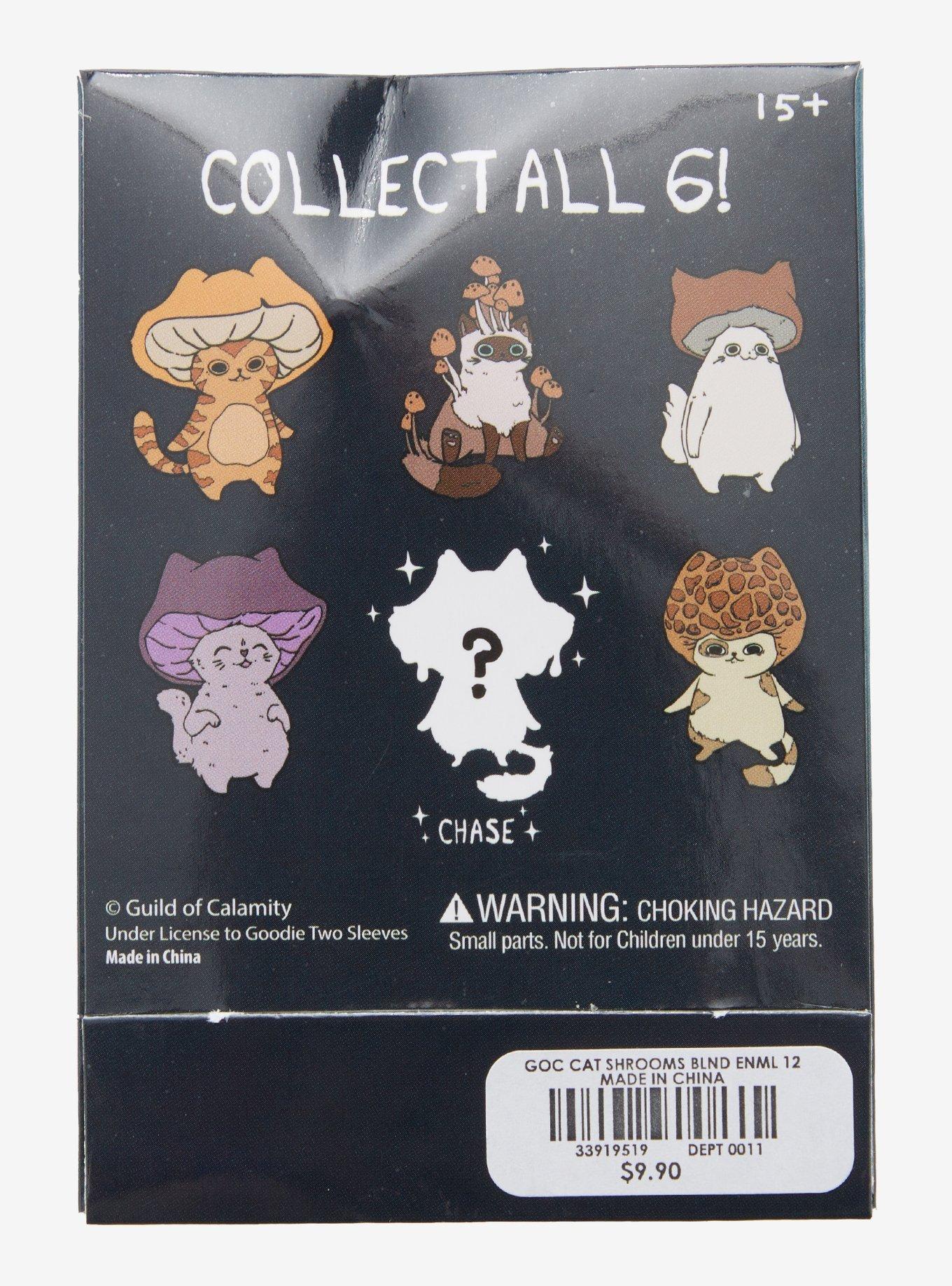 Guild Of Calamity Cat Shrooms Blind Bag Enamel Pin, , alternate