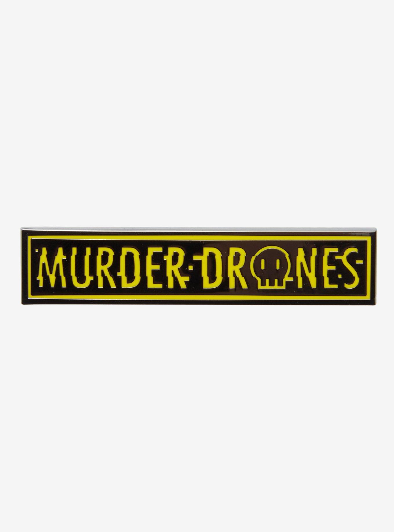 Murder Drones Logo Enamel Pin, , hi-res