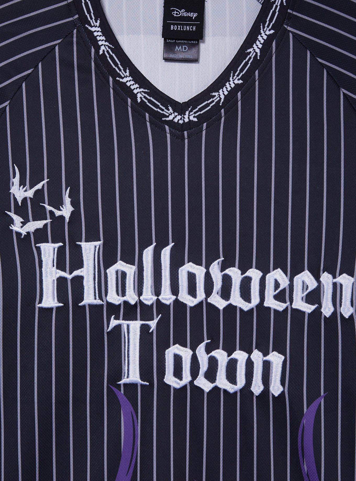 Disney The Nightmare Before Christmas Halloween Town Flames Batting Jersey - BoxLunch Exclusive, BLACK, alternate