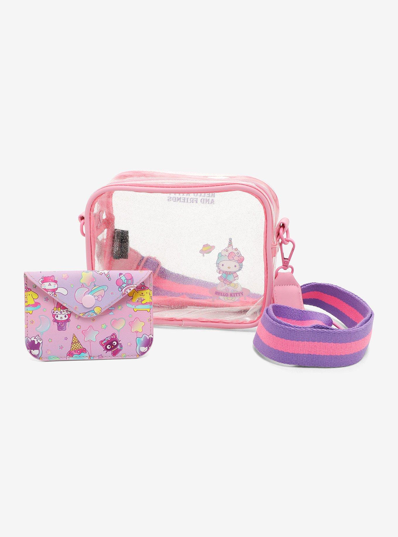 Hello Kitty And Friends Pastel Space Transparent Crossbody Bag With Pouch, , alternate