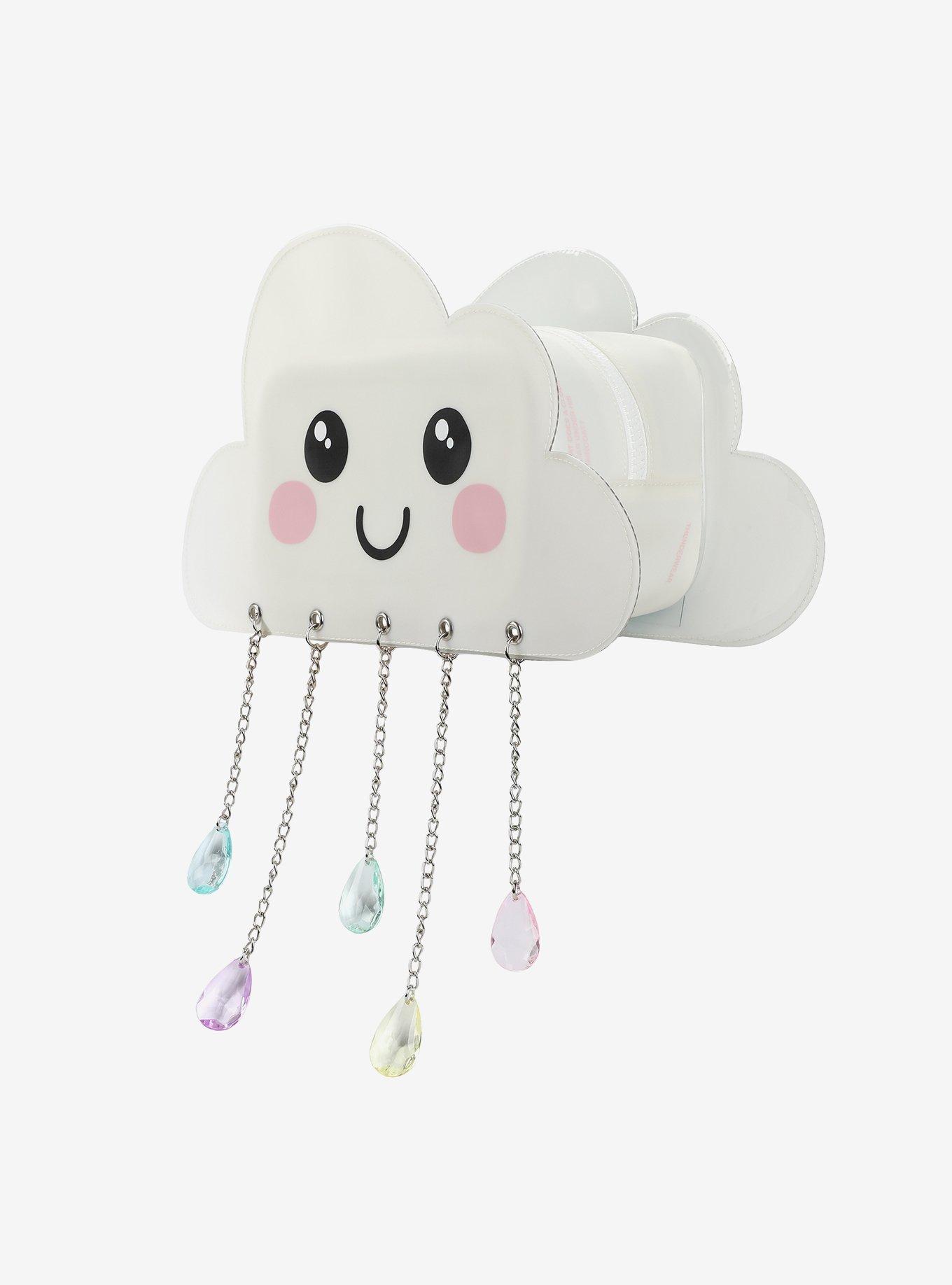 Kawaii Rain Cloud Figural Mini Backpack