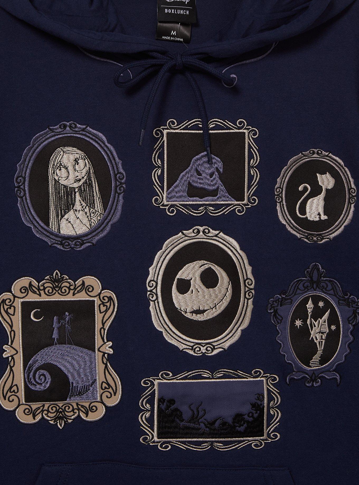 Disney The Nightmare Before Christmas Portraits Hoodie &mdash; BoxLunch Exclusive, DARK PURPLE, alternate