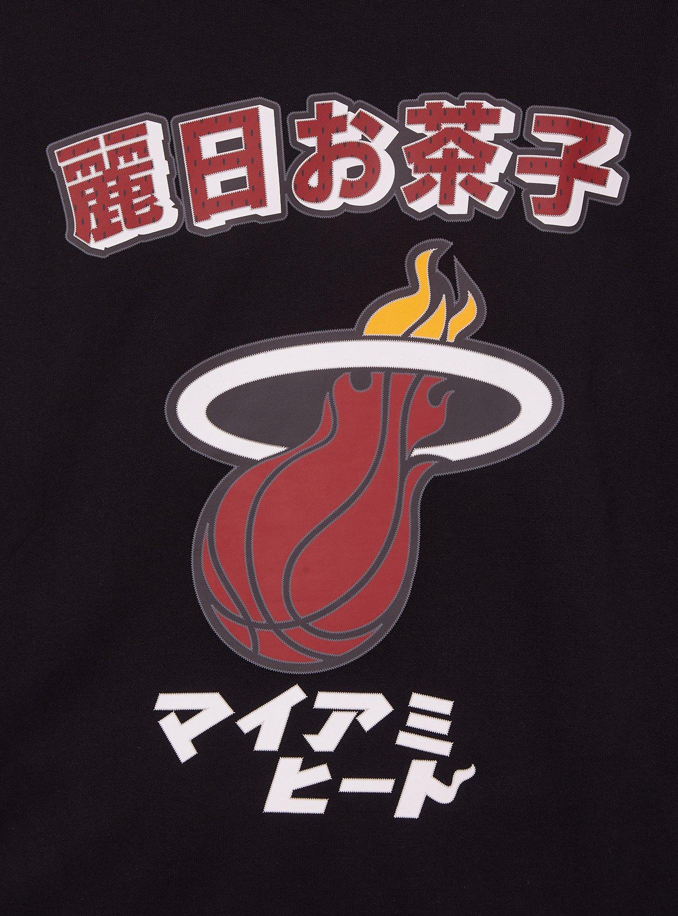 Hyperfly NBA x My Hero Academia Ochaco Miami Heat Hoodie - BoxLunch Exclusive, BLACK, alternate