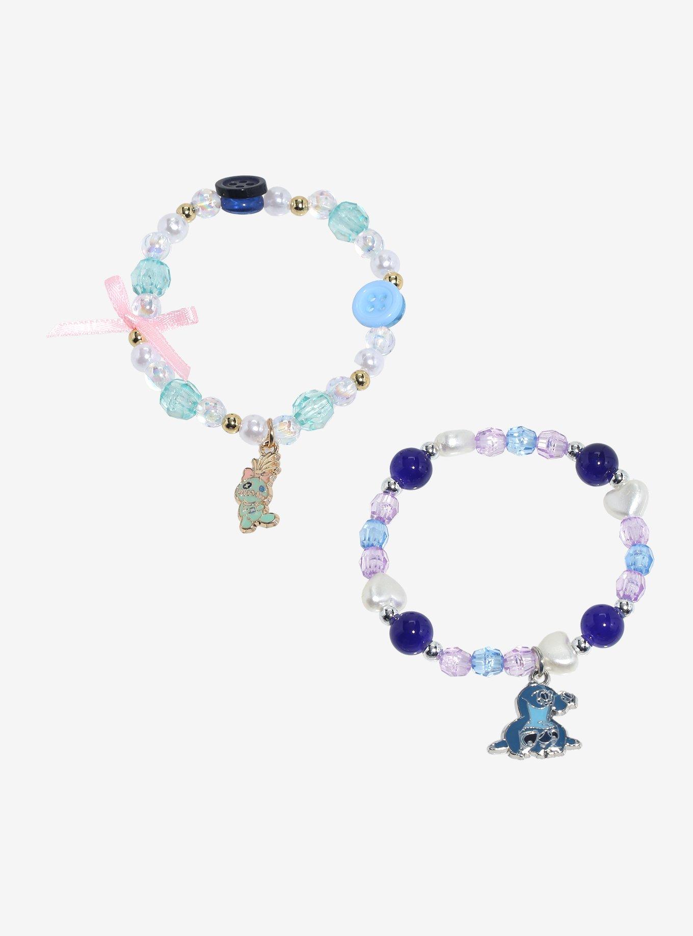 Disney Stitch & Scrump Bead Bracelet Set, , hi-res
