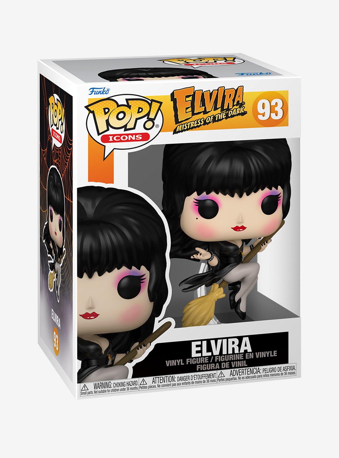Funko Elvira: Mistress Of The Dark Pop! Icons Elvira Broom Vinyl Figure, , hi-res