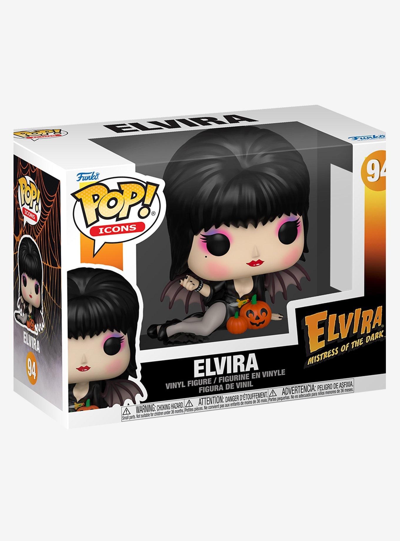 Funko Elvira: Mistress Of The Dark Pop! Icons Elvira Vinyl Figure, , hi-res