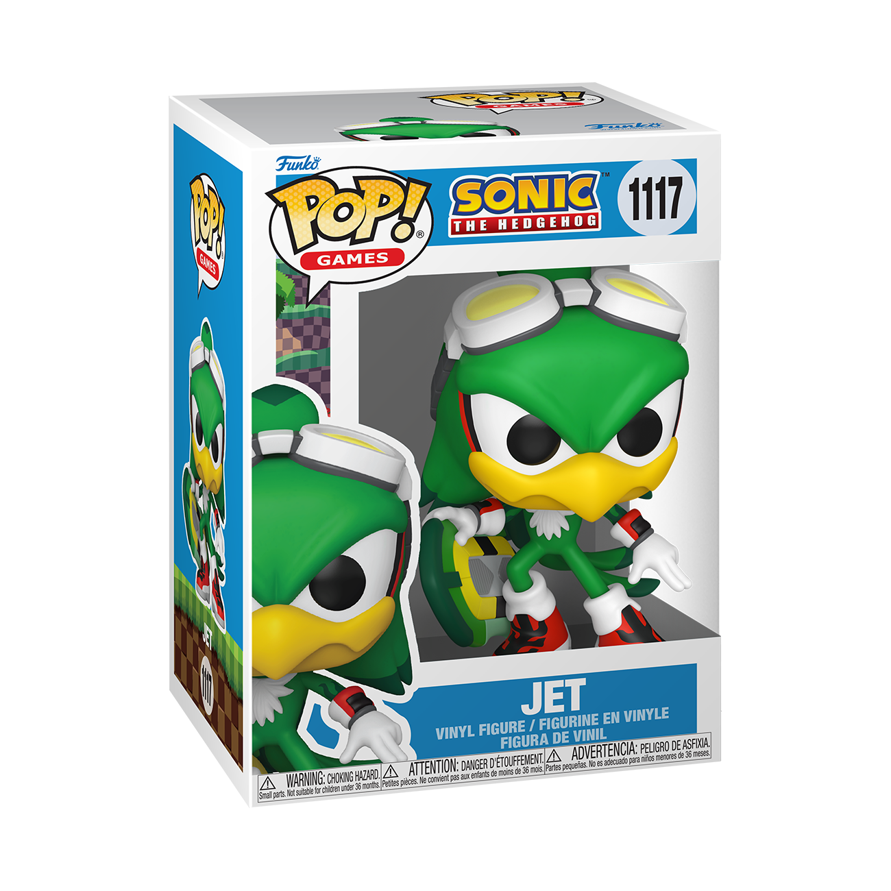 Funko Sonic The Hedgehog Pop! Games Jet Vinyl Figure, , hi-res
