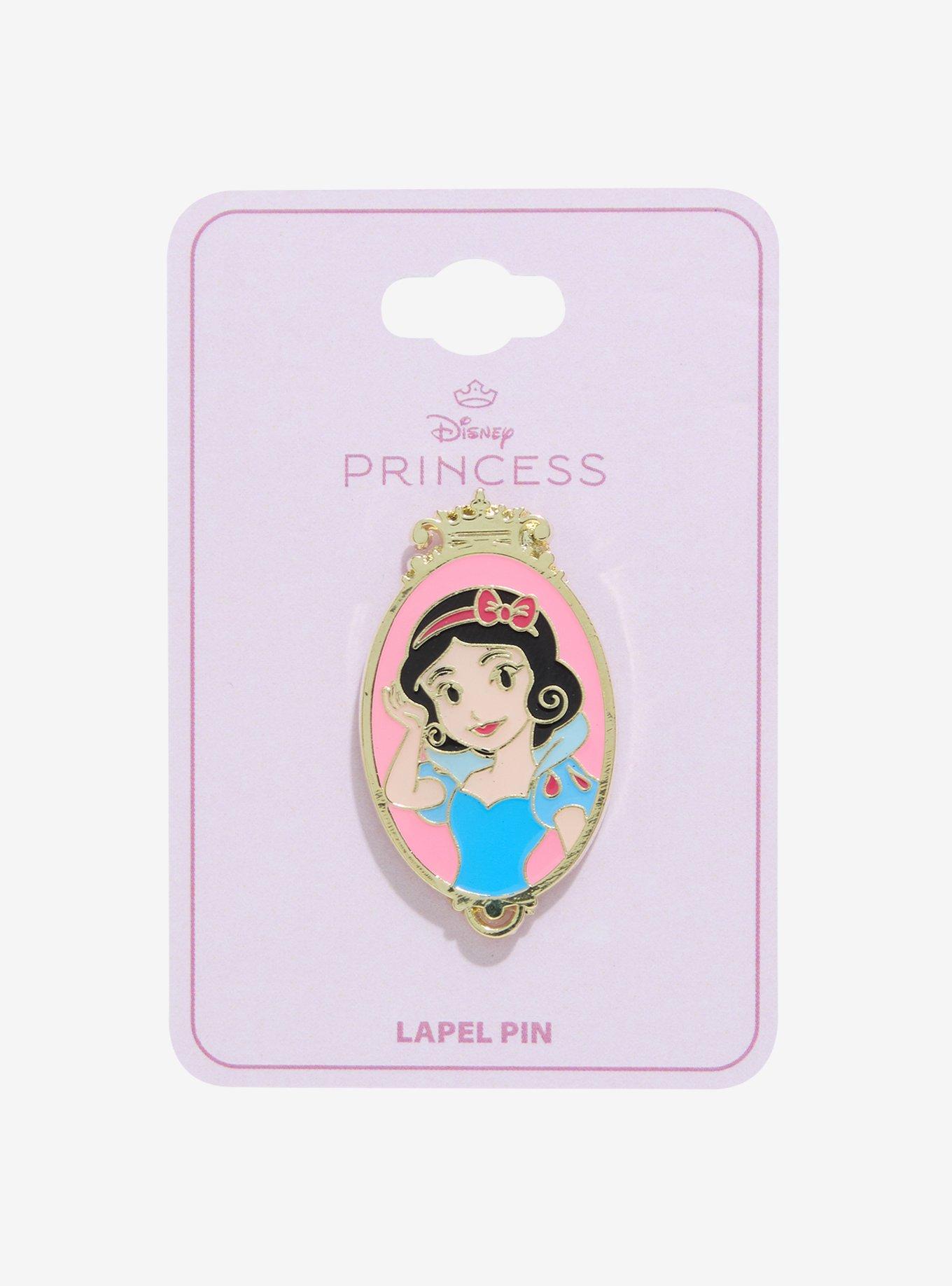 Disney Snow White And The Seven Dwarfs Snow White Oval Portrait Enamel Pin, , hi-res