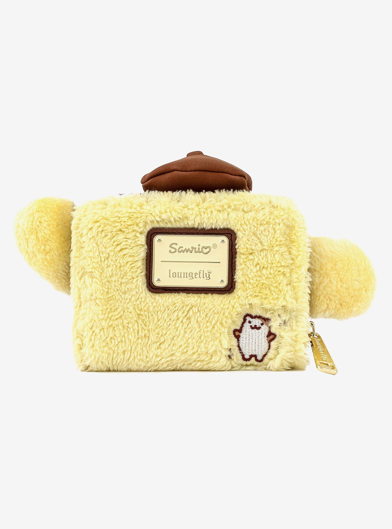 Loungefly Pompompurin Fuzzy Mini Wallet, , hi-res