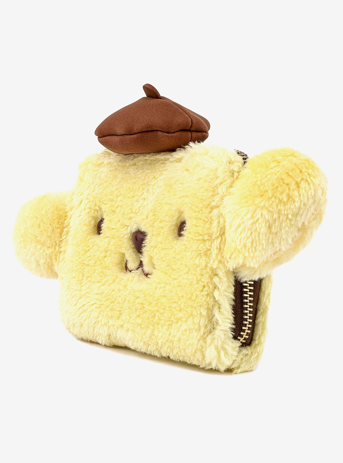 Loungefly Pompompurin Fuzzy Mini Wallet, , alternate
