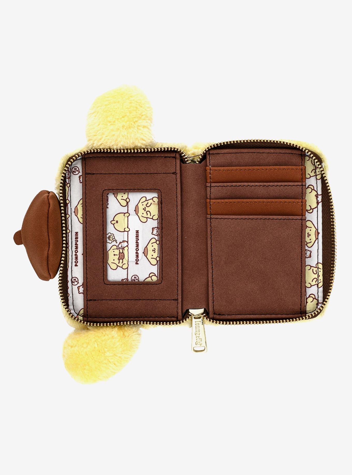 Loungefly Pompompurin Fuzzy Mini Wallet, , alternate