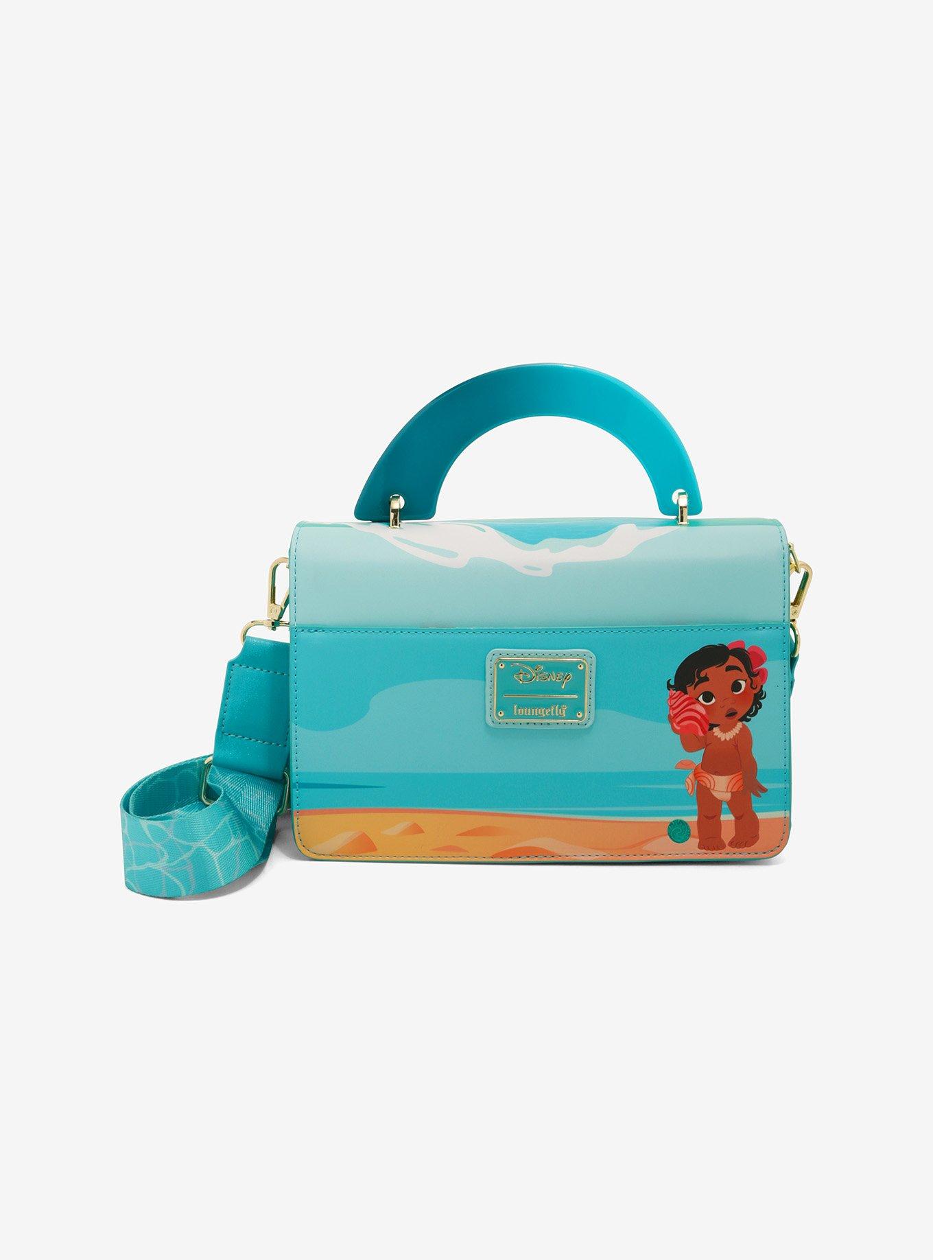 Loungefly Disney Moana Ocean Waves Crossbody Bag, , alternate