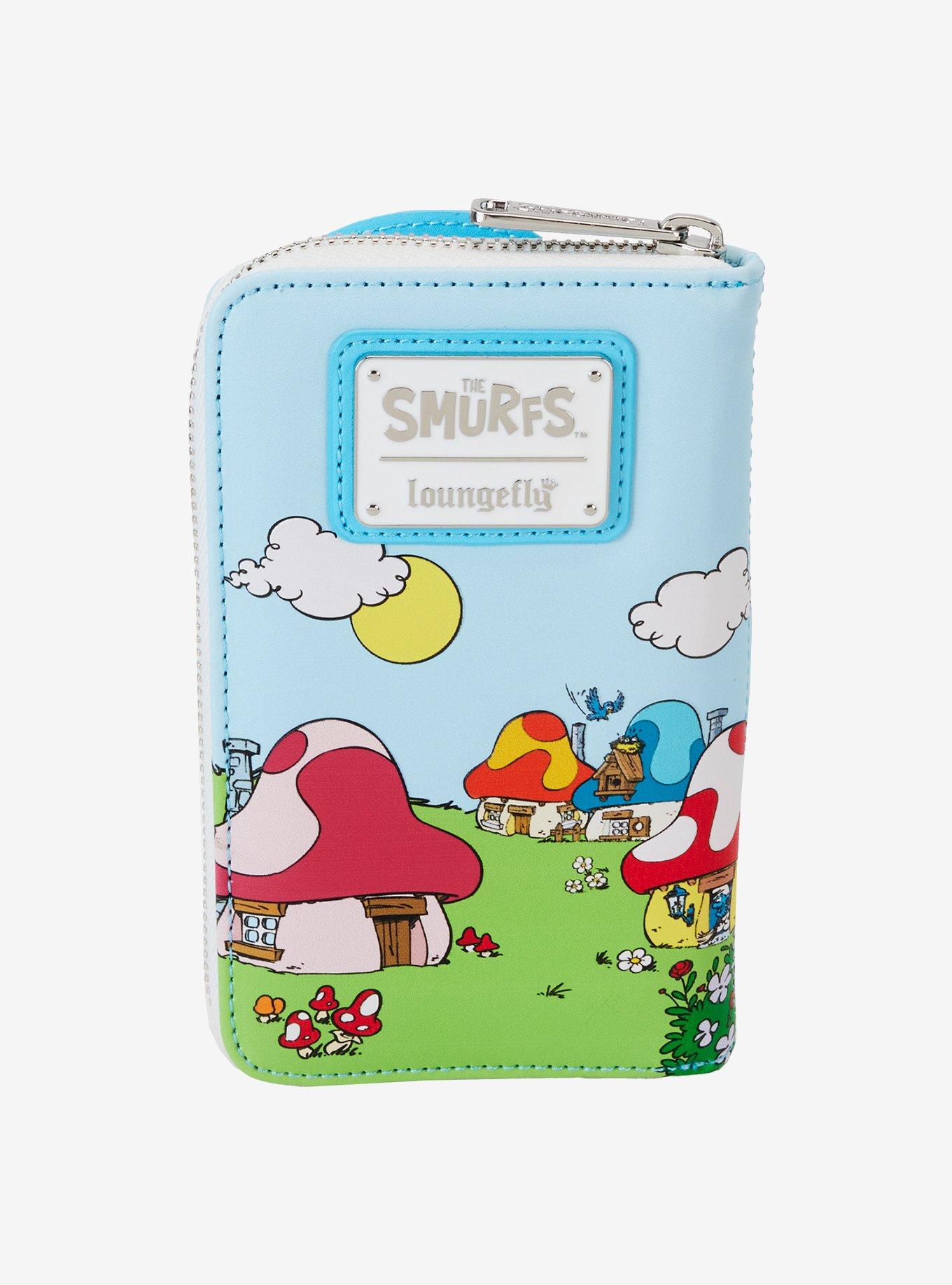 Loungefly The Smurfs Smurfette Mushrooms Zipper Wallet, , hi-res