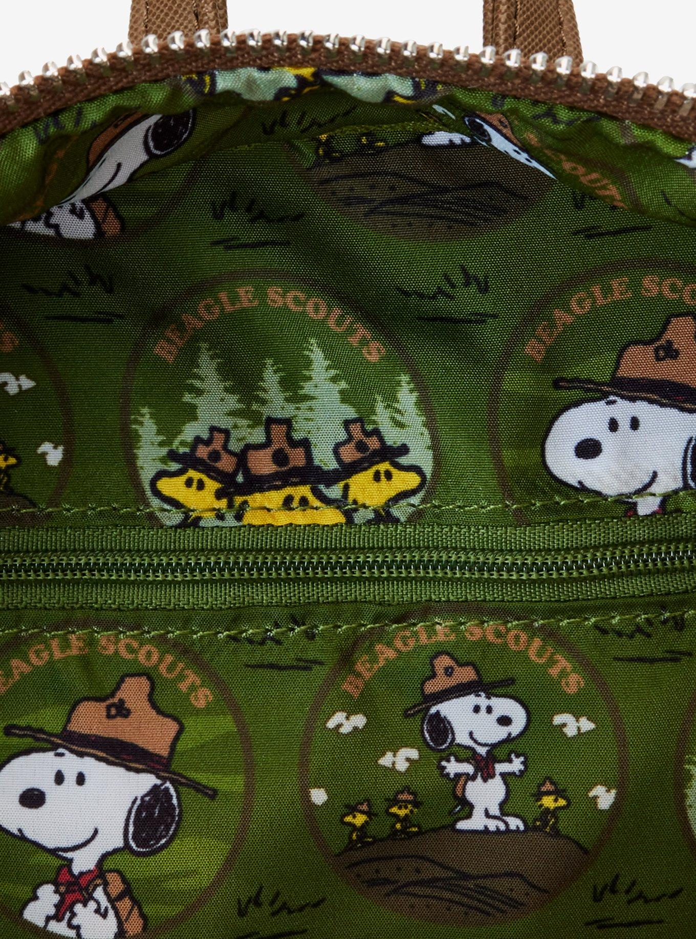 Loungefly Peanuts Snoopy Beagle Scouts Mini Backpack, , alternate