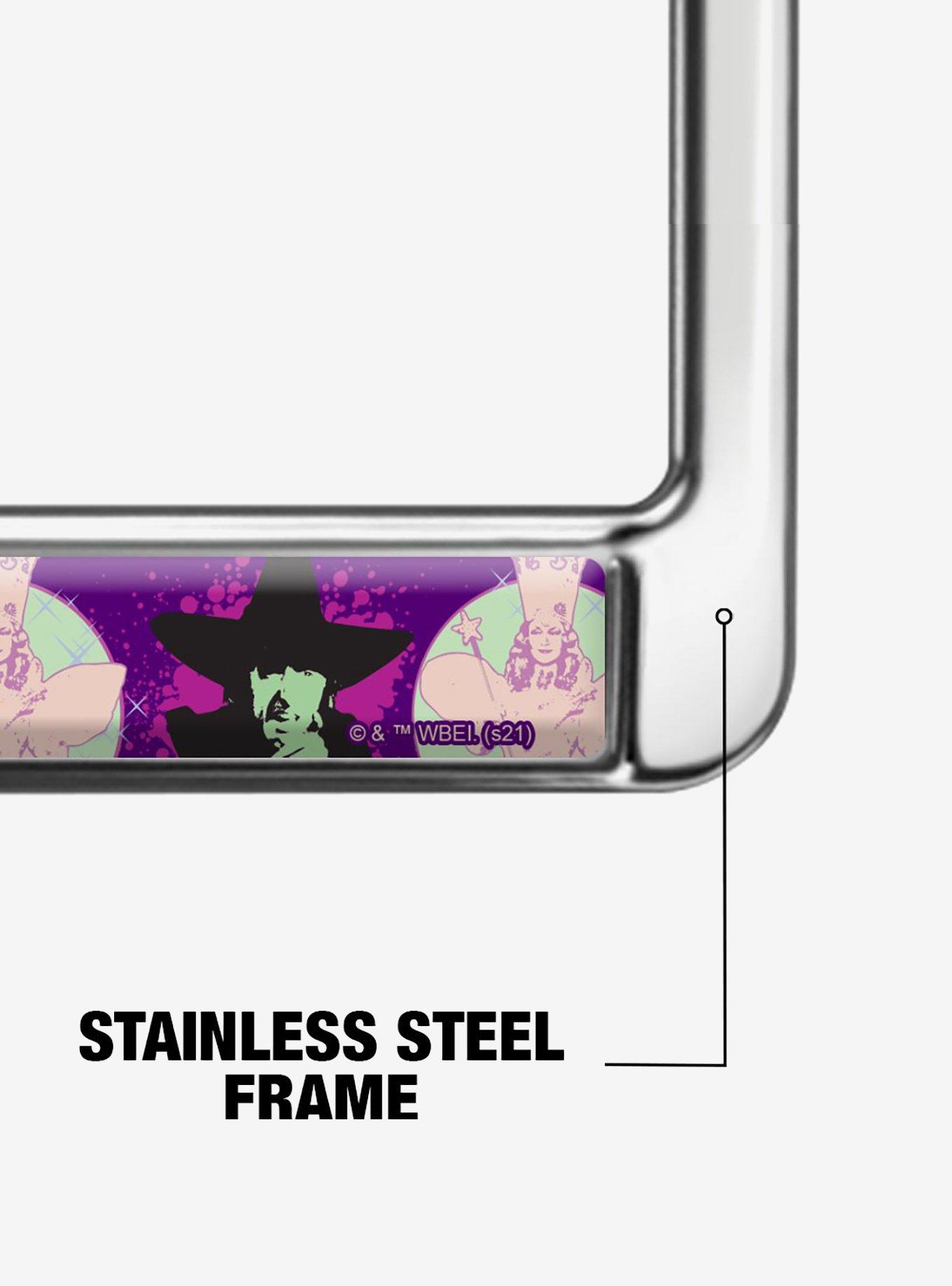 Wizard of Oz Only Bad Witches Are Ugly Metal Frame License Plate, , alternate