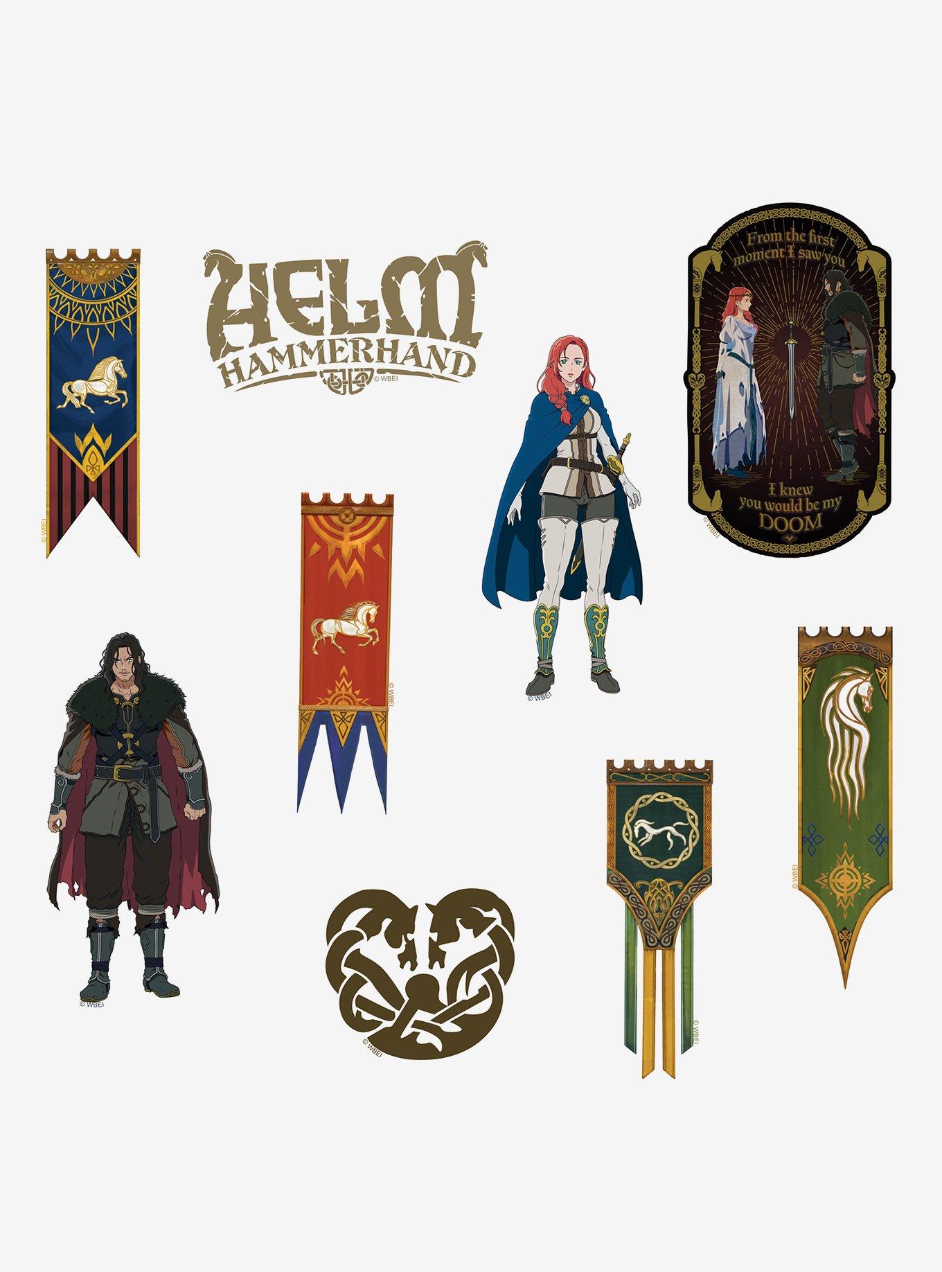 Lord of the Rings The War of the Rohirrim Sticker Pack, , alternate