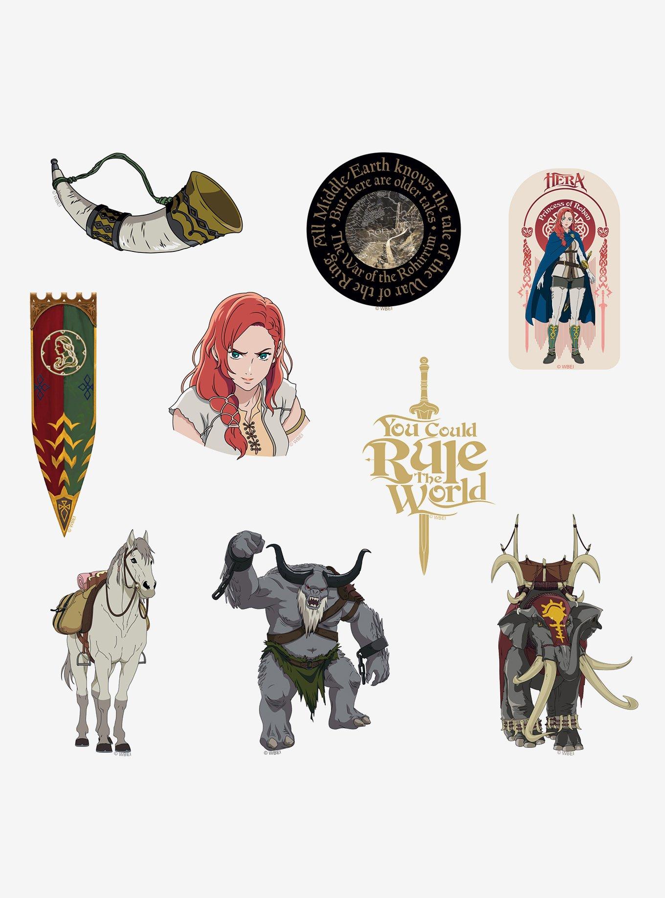 Lord of the Rings The War of the Rohirrim Sticker Pack, , alternate