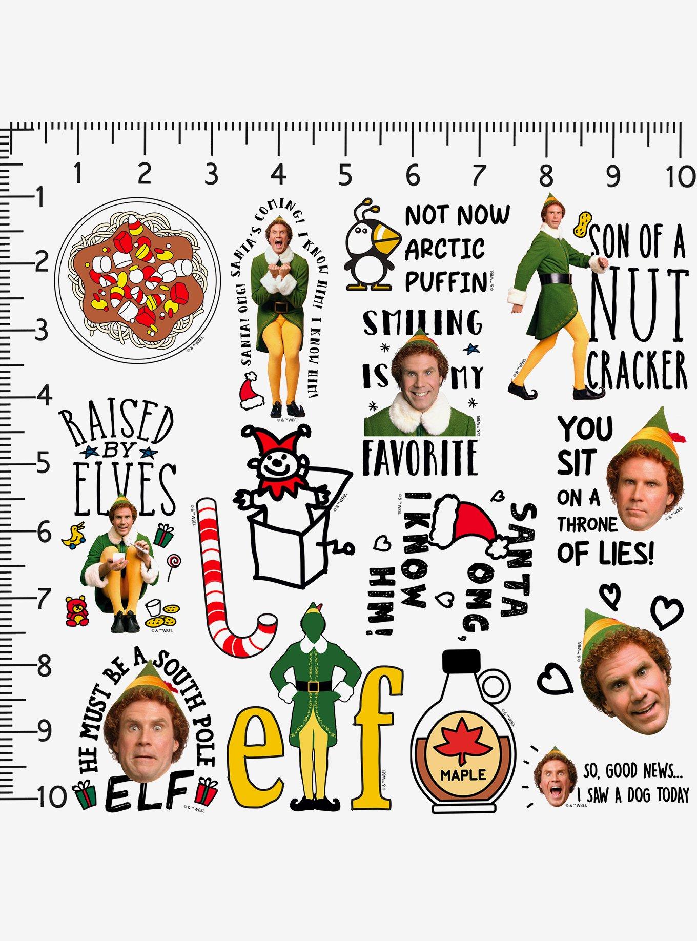 Elf I Know Him Sticker Pack, , hi-res