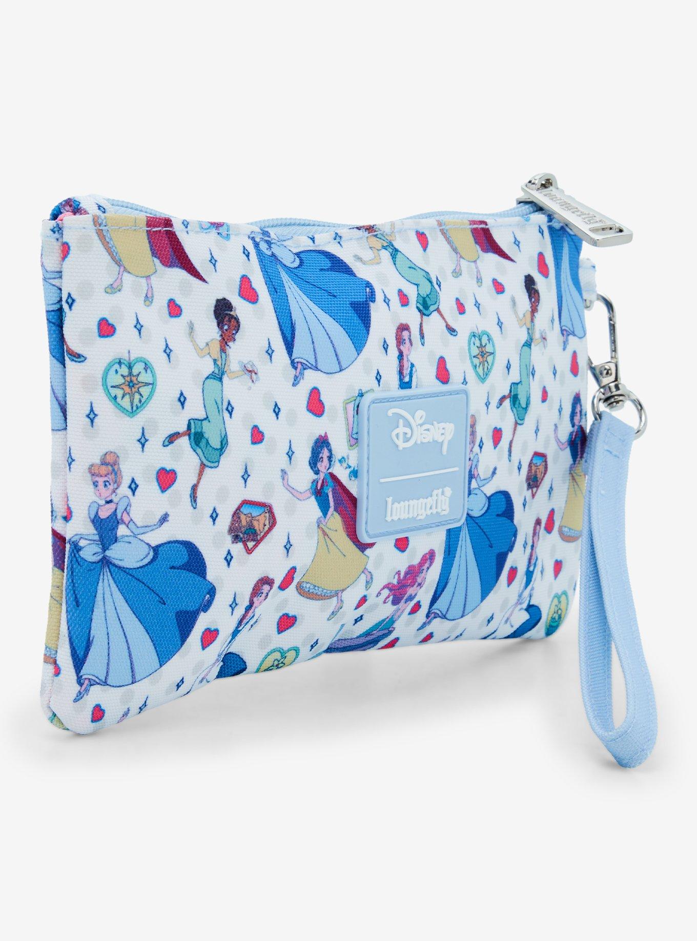 Loungefly Disney Princess Manga Allover Print Nylon Wristlet, , hi-res