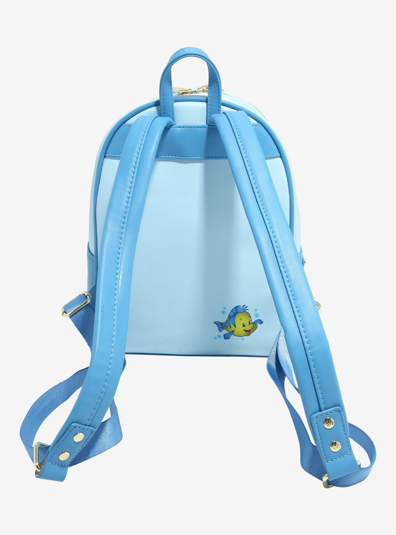 Loungefly Disney The Little Mermaid Stained Glass Mini Backpack, , alternate