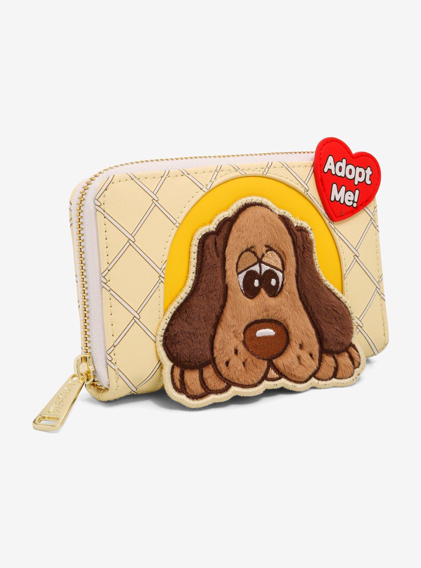 Loungefly Pound Puppies Fuzzy Hound Zipper Wallet, , hi-res