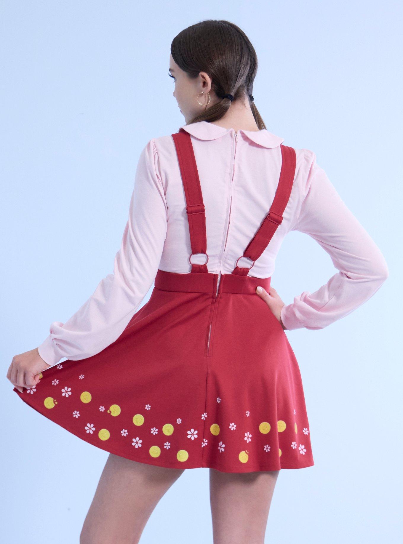 Squid Game Young-Hee Faux Twofer Dress, MULTI, alternate