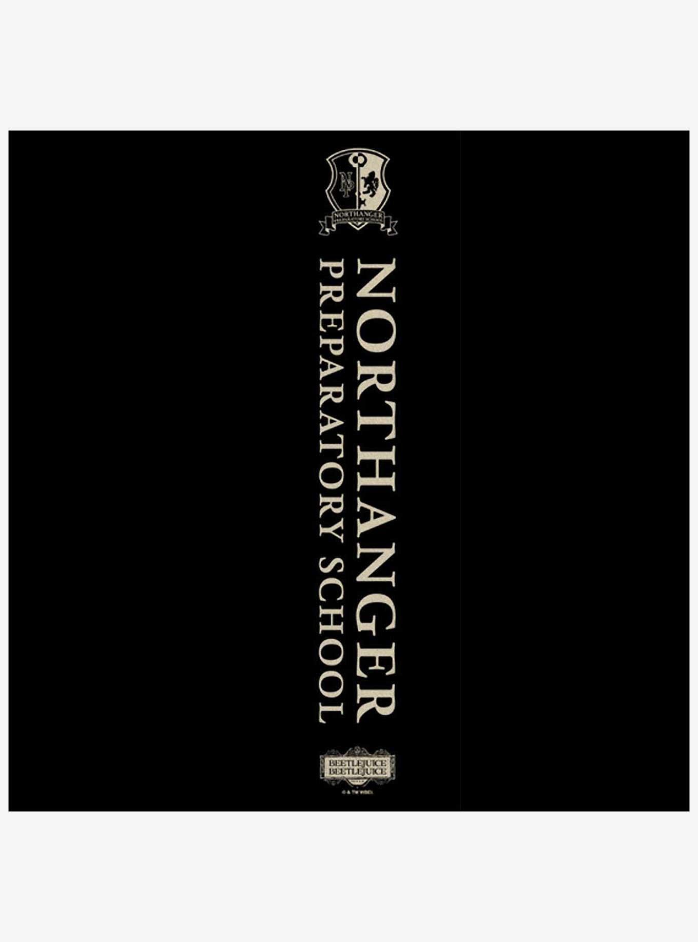 Beetlejuice Northanger School Crest Alt Jogger Sweatpants, BLACK, alternate