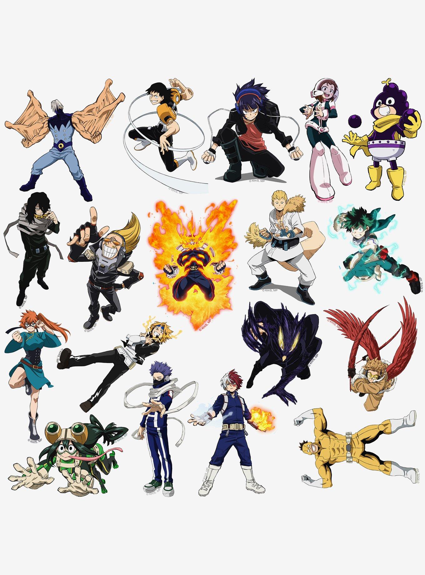 My Hero Academia Heroes Sticker Pack, , alternate