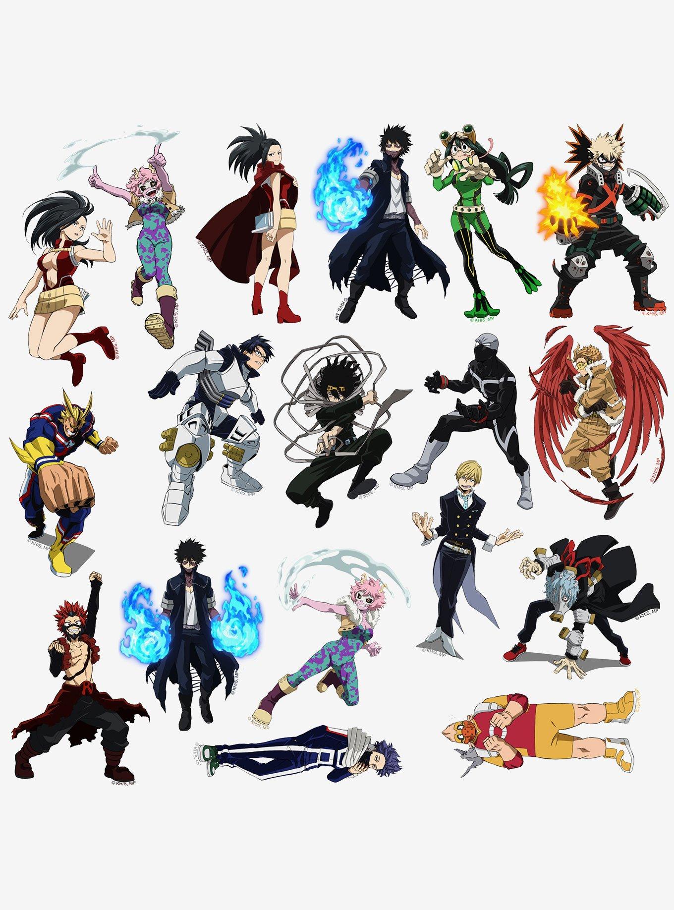 My Hero Academia Heroes Sticker Pack, , alternate
