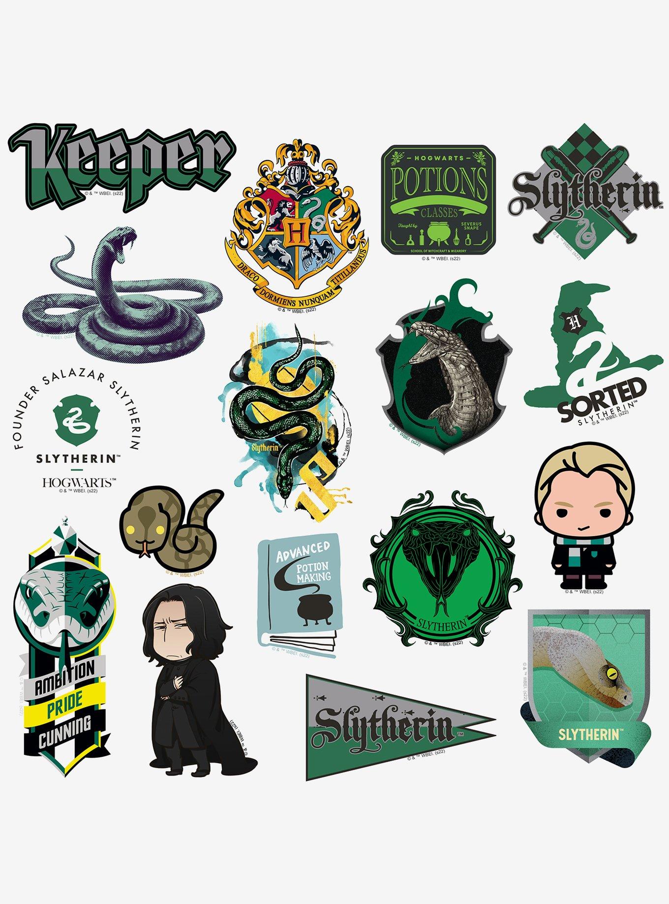 Harry Potter Slytherin Sticker Pack, , alternate