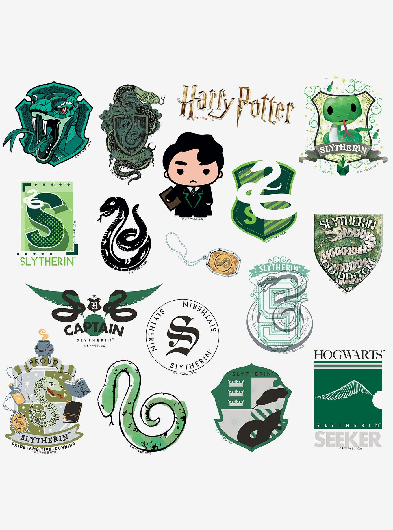 Harry Potter Slytherin Sticker Pack, , alternate