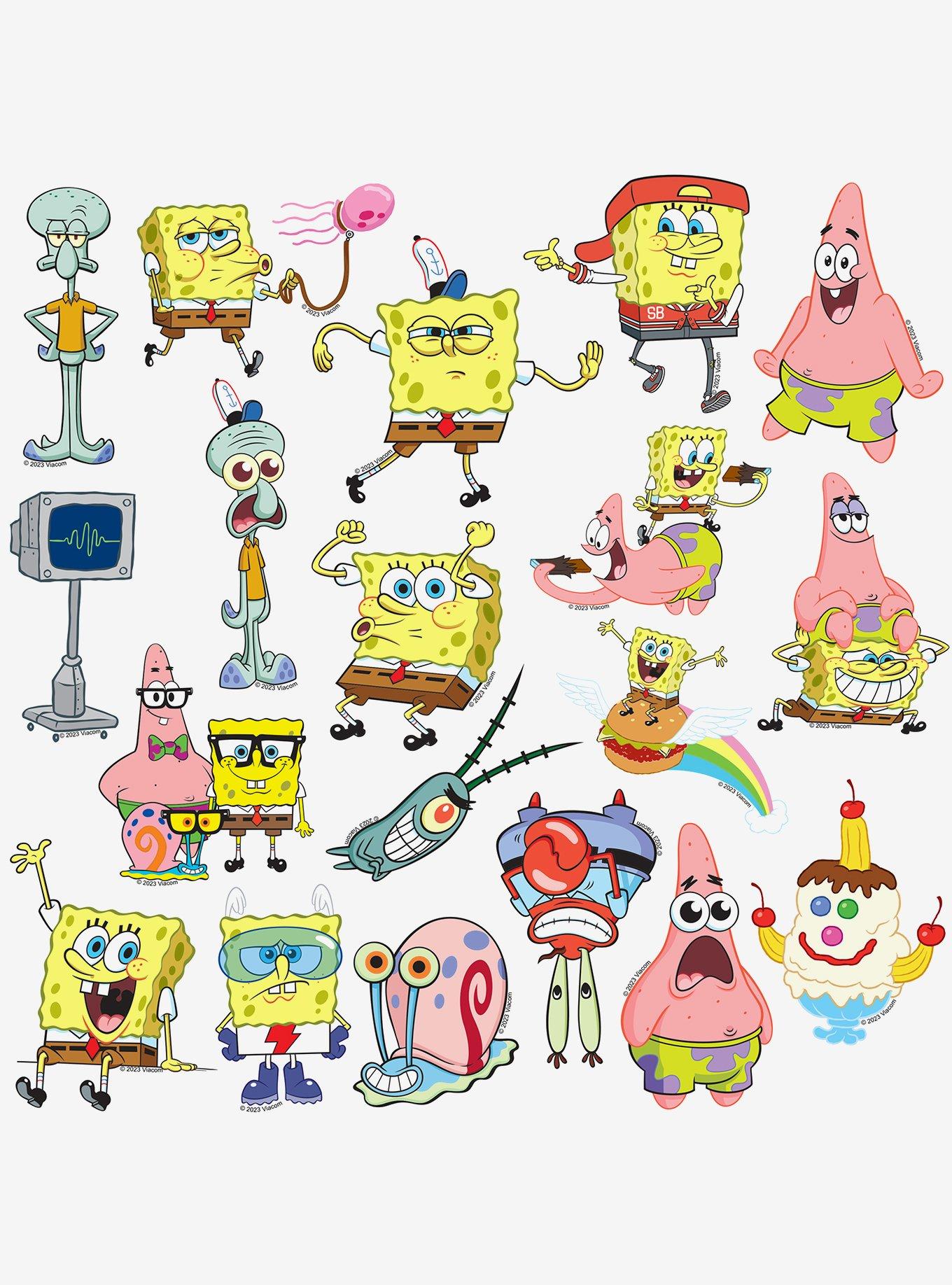 SpongeBob SquarePants Best Buds Sticker Pack, , alternate