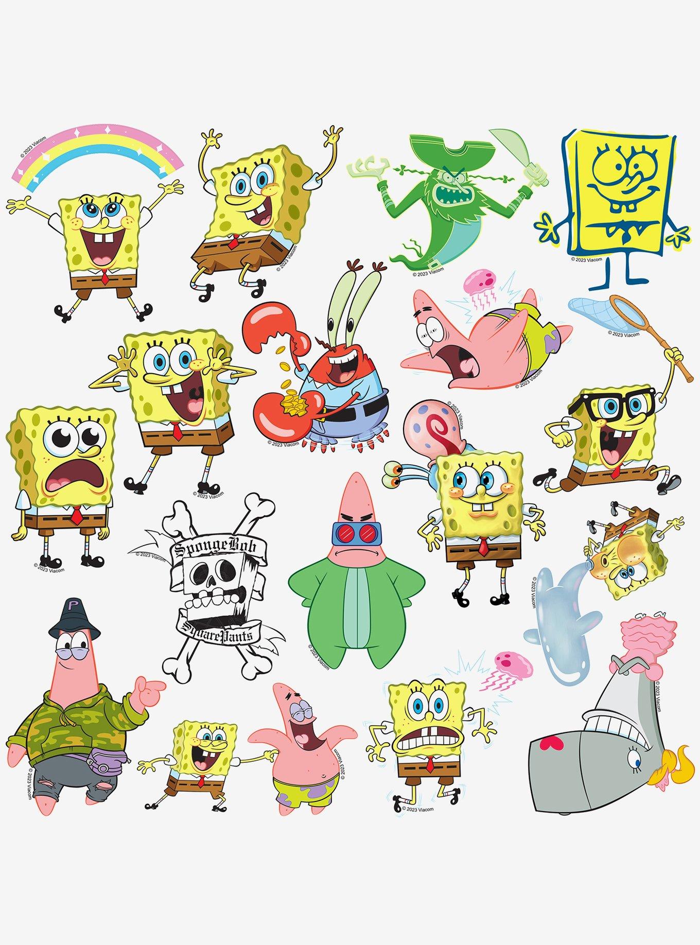 SpongeBob SquarePants Best Buds Sticker Pack, , alternate