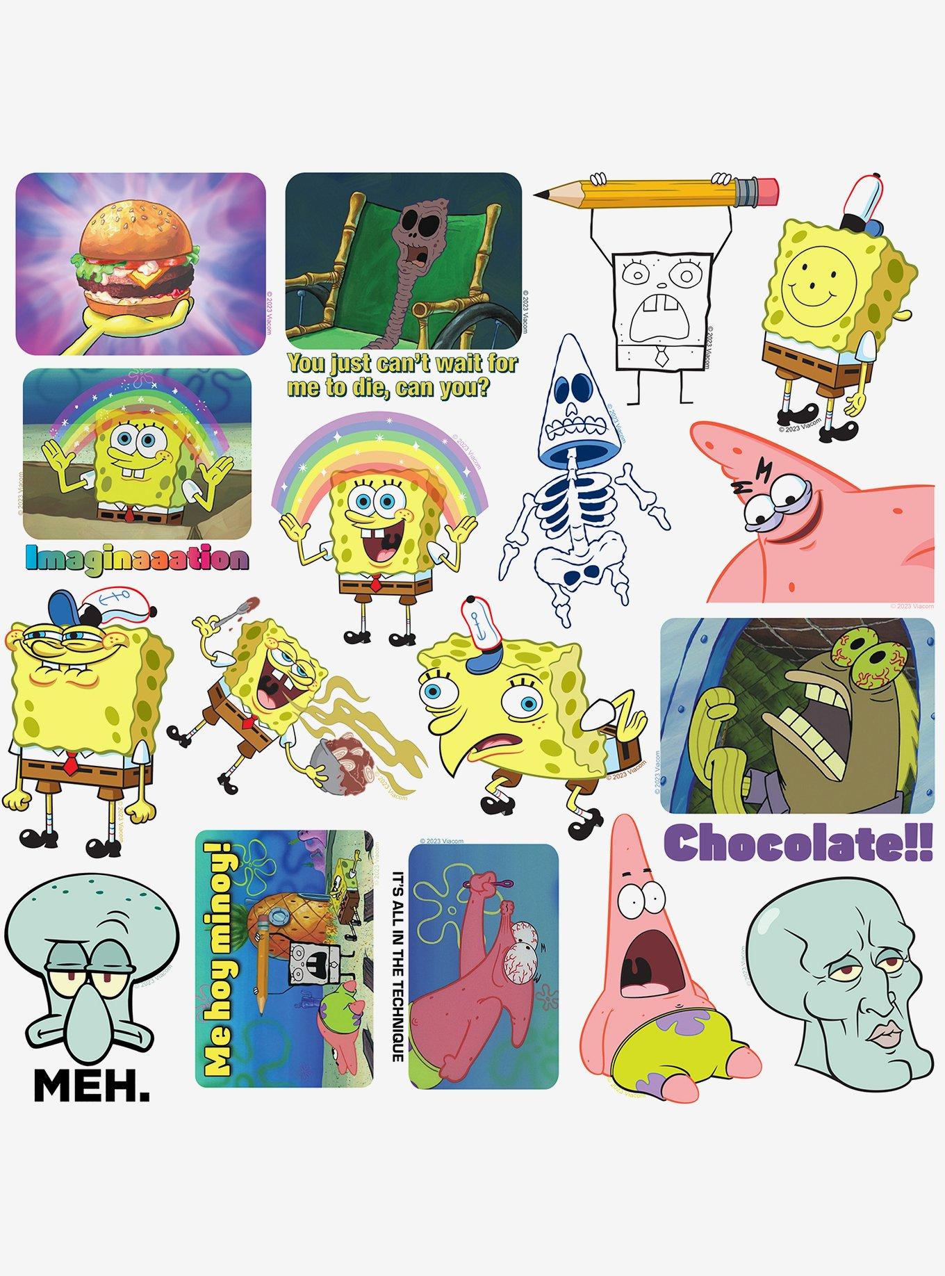 SpongeBob SquarePants Meme Sticker Pack, , alternate