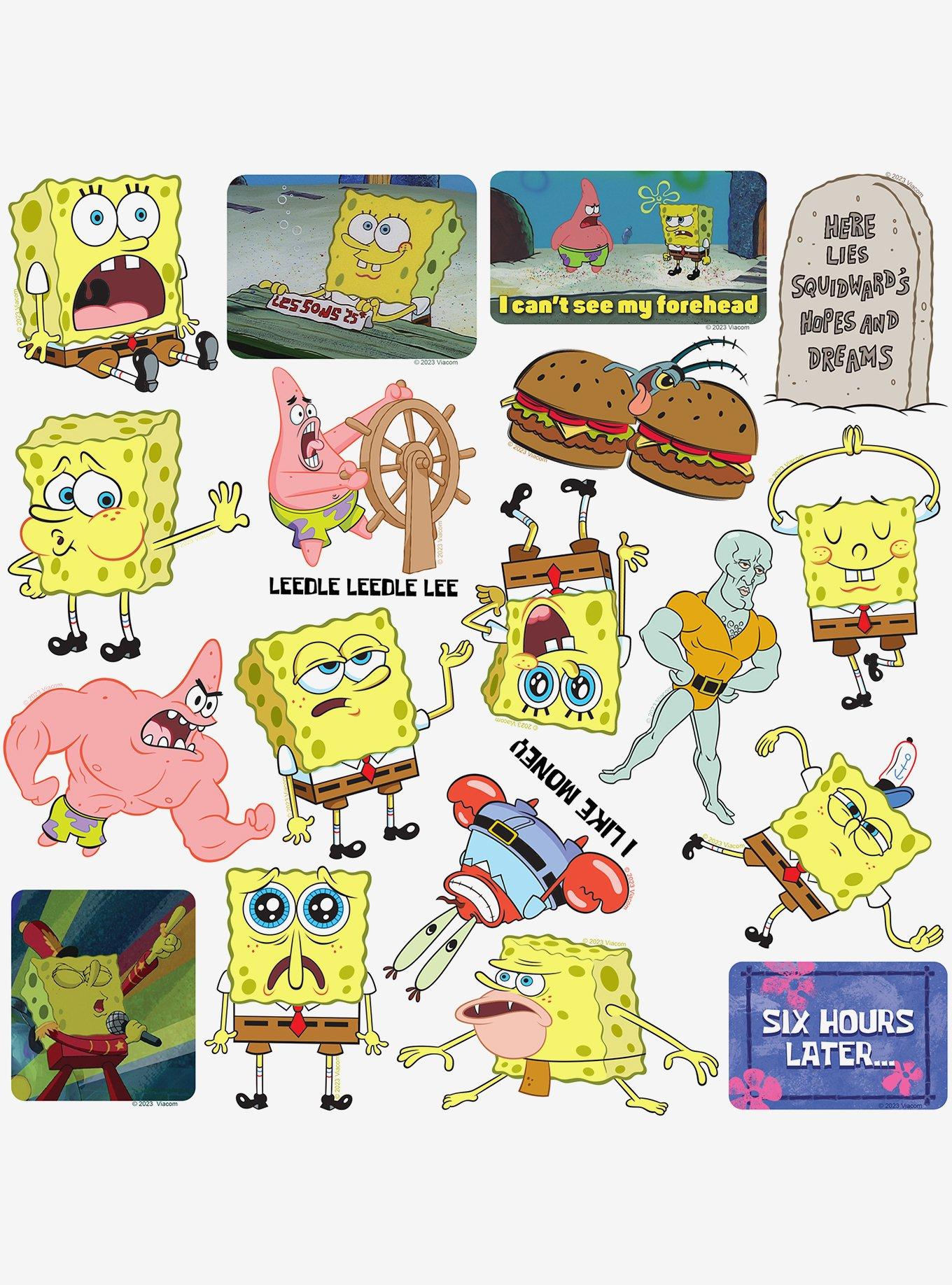 SpongeBob SquarePants Meme Sticker Pack, , alternate