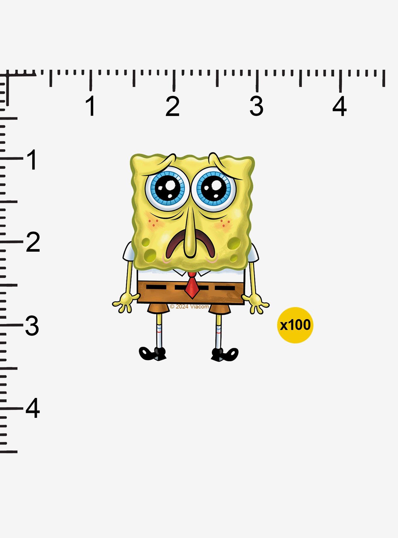 SpongeBob SquarePants Sad Sticker Pack, , alternate