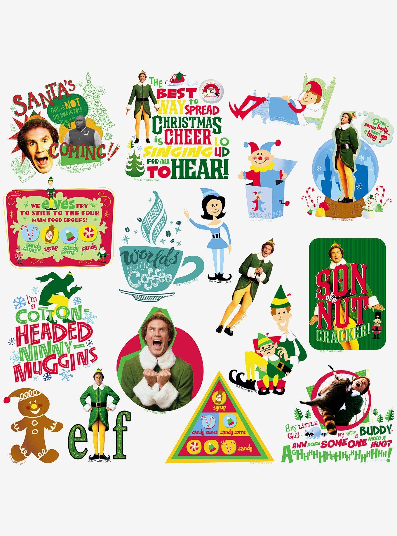 Elf Christmas Cheer Sticker Pack, , alternate