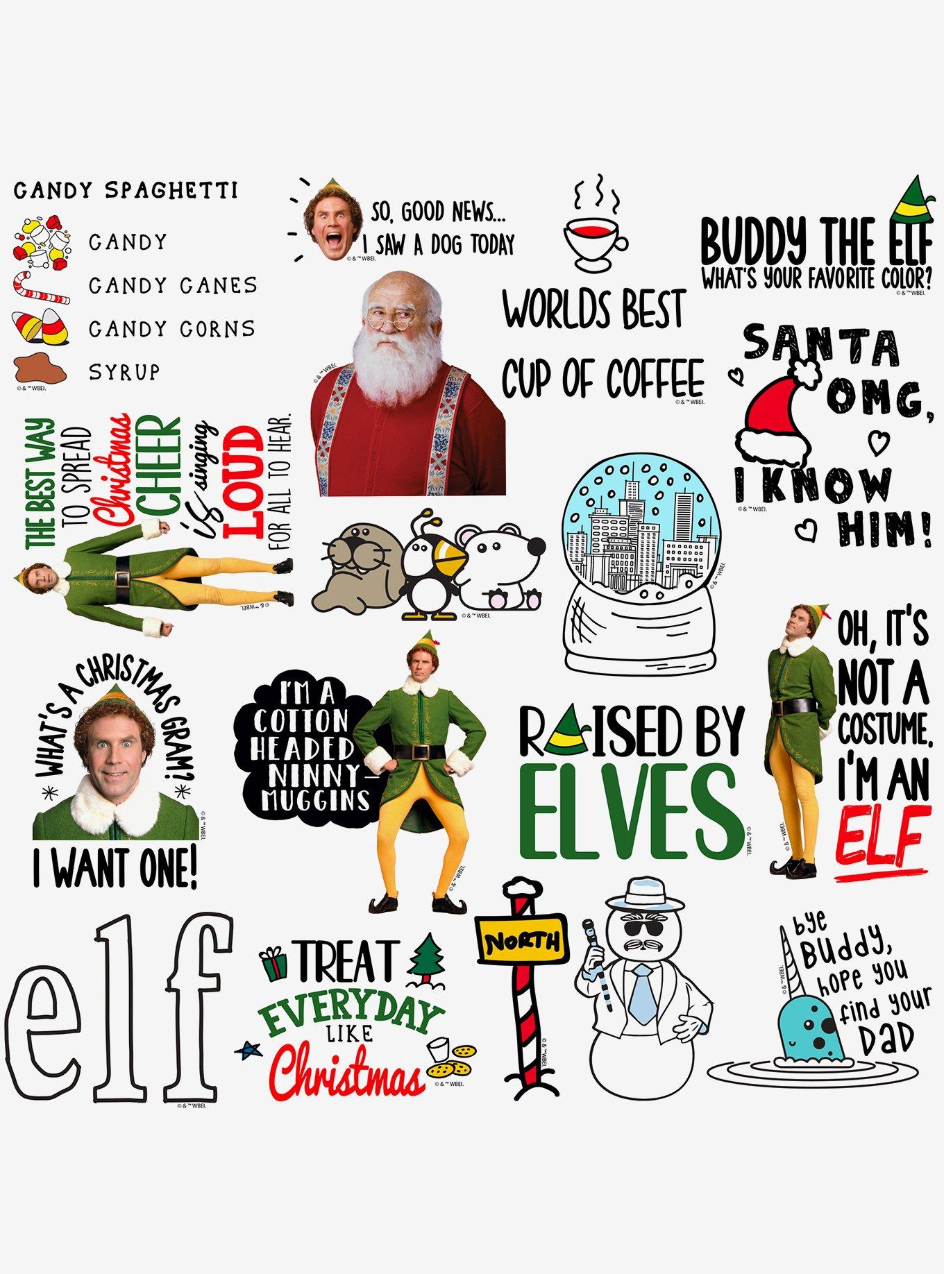 Elf I Know Him Sticker Pack, , alternate