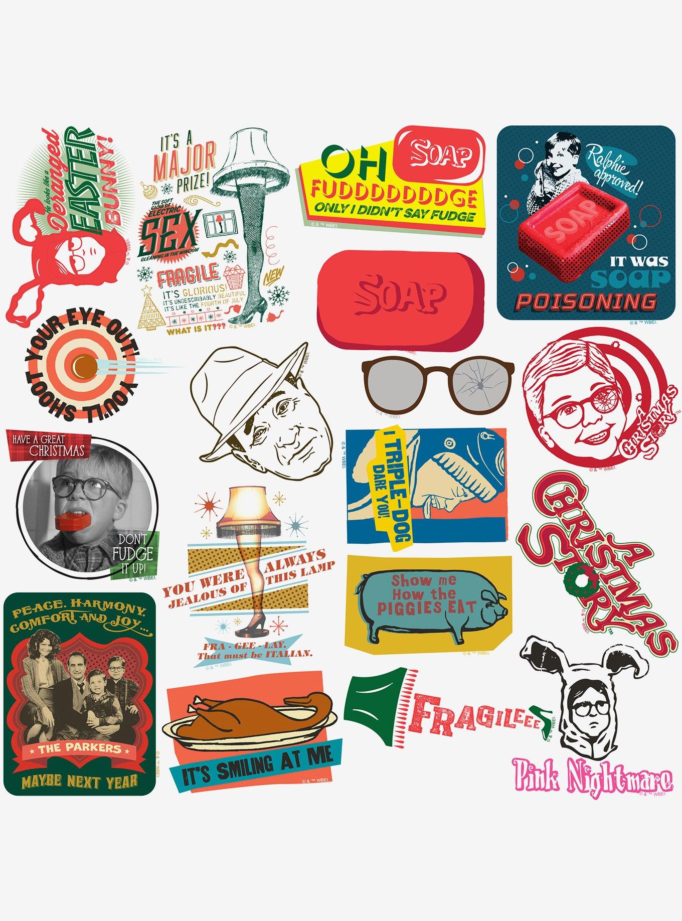 A Christmas Story Sticker Pack, , alternate