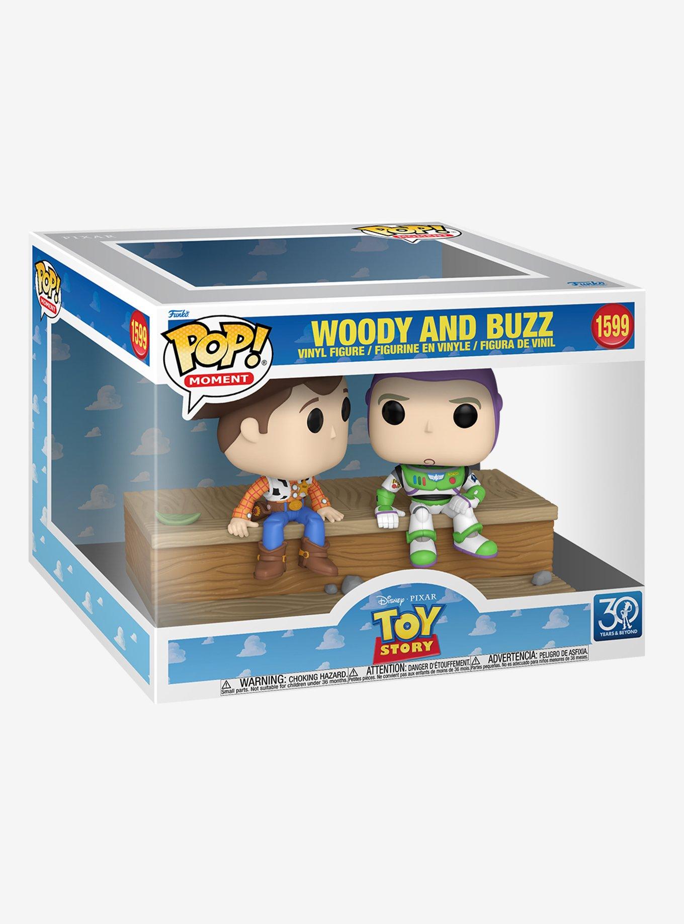 Funko Disney Pixar Toy Story Pop! Moment Woody And Buzz Vinyl Figure, , hi-res
