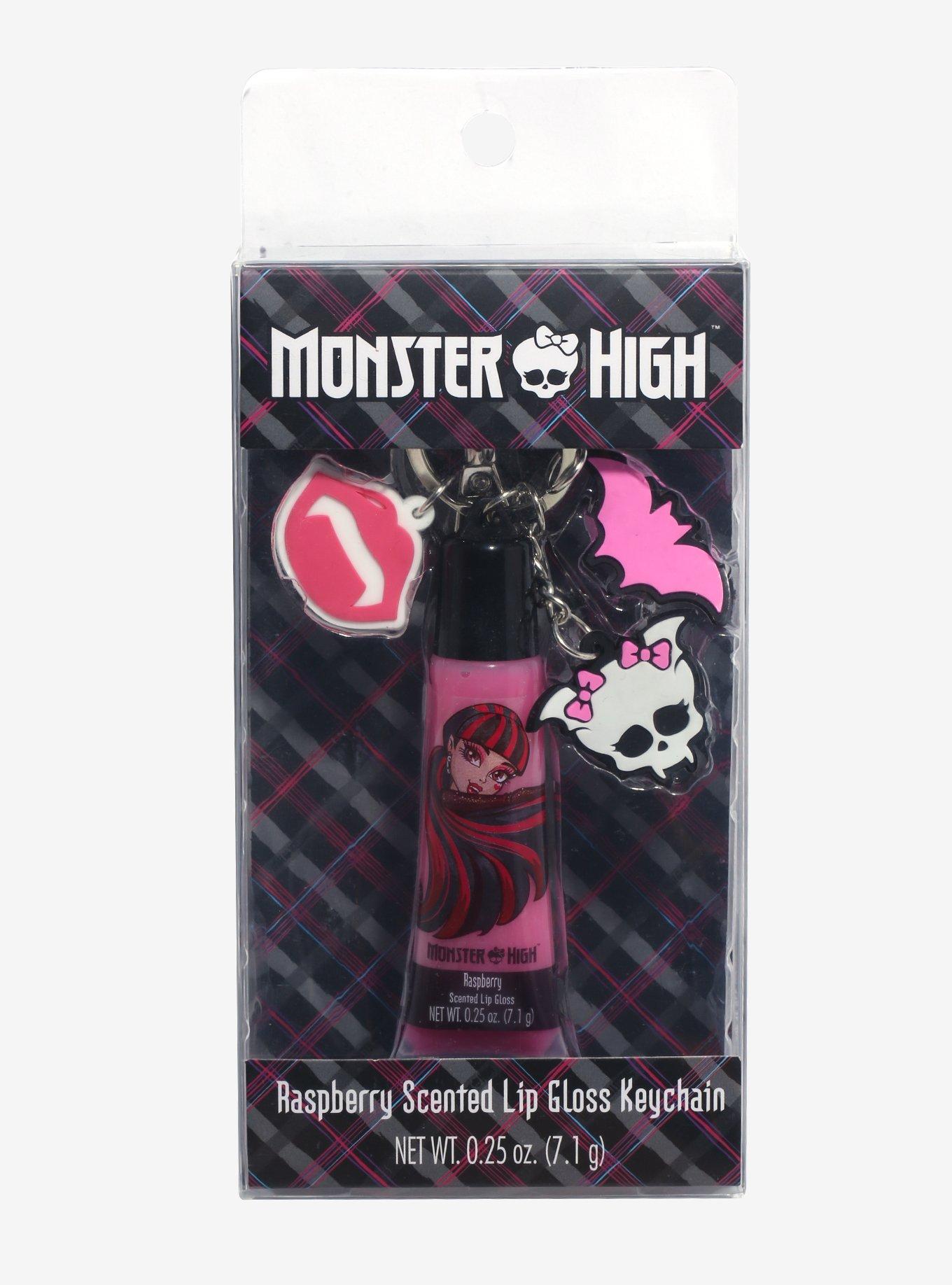 Monster High Draculaura Lip Gloss Keychain, , alternate