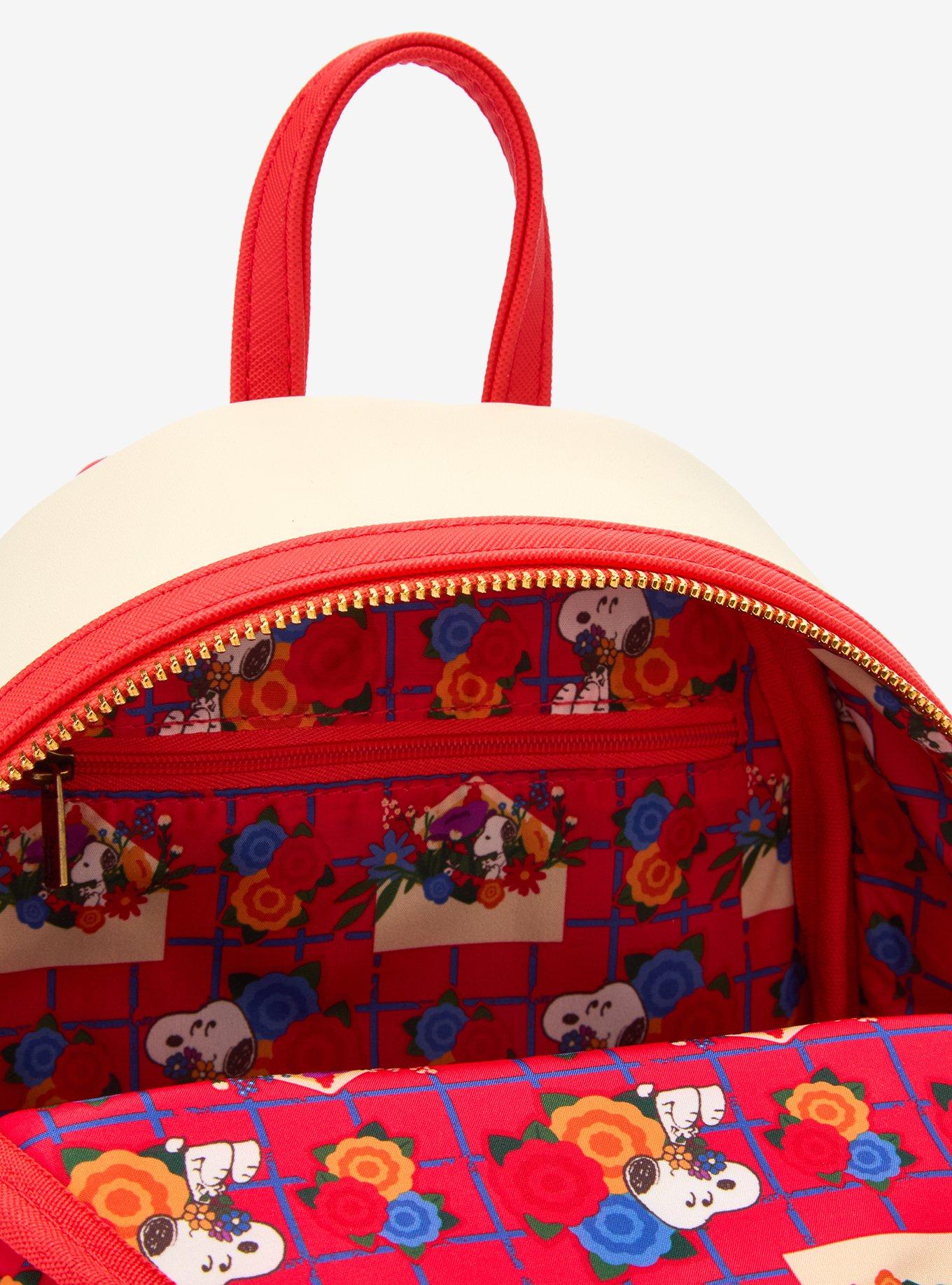 Loungefly Peanuts Floral Snoopy Mini Backpack - BoxLunch Exclusive, , alternate