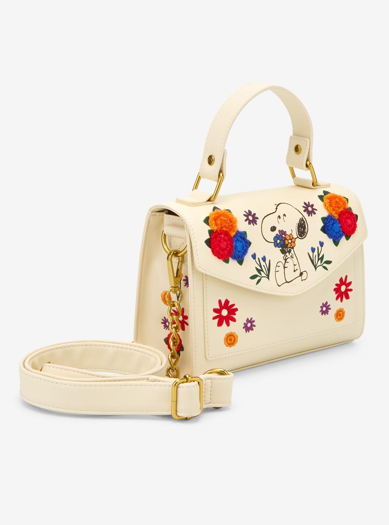 Loungefly Peanuts Floral Snoopy Crossbody Bag - BoxLunch Exclusive, , alternate