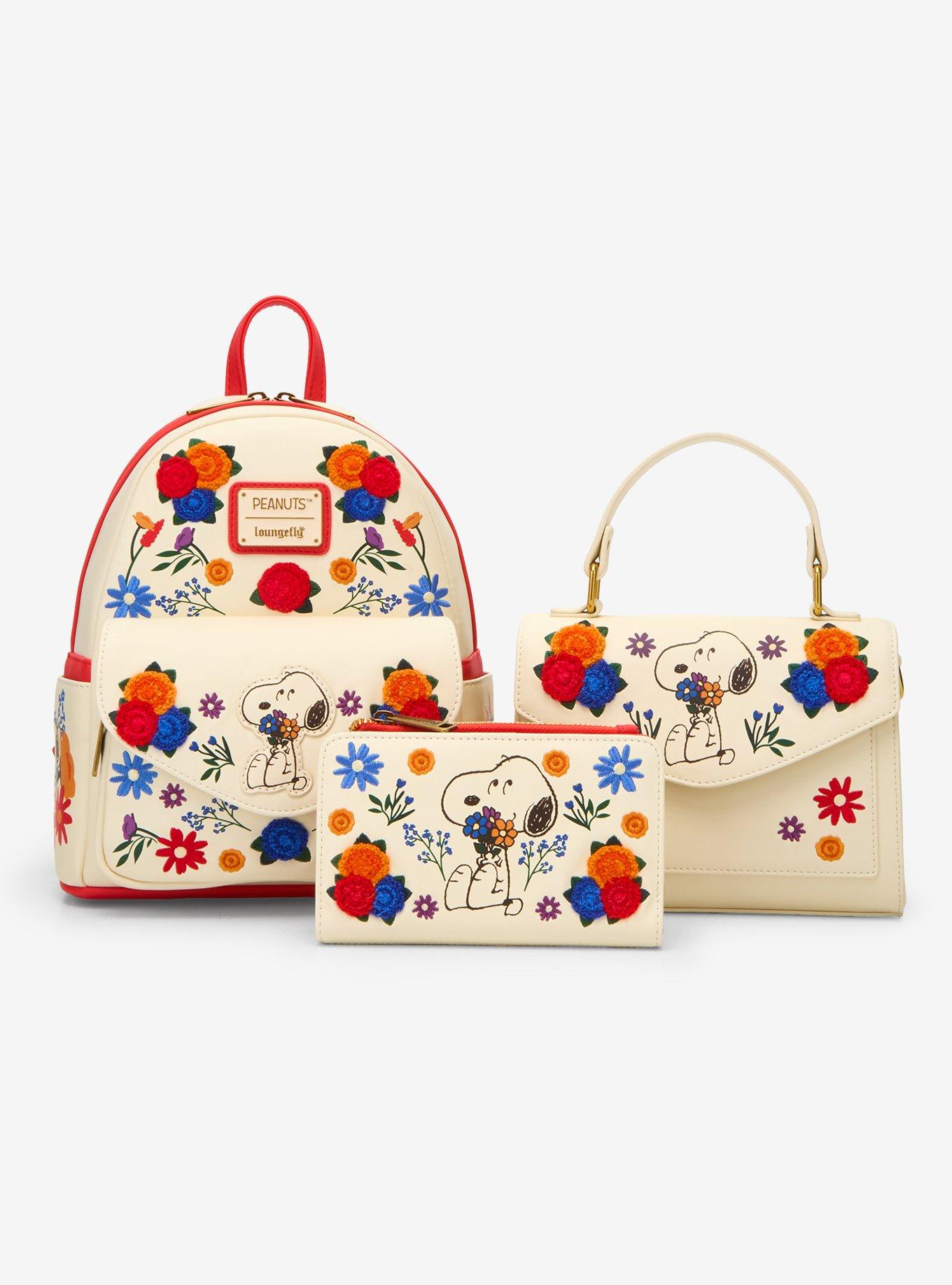 Loungefly Peanuts Floral Snoopy Crossbody Bag - BoxLunch Exclusive