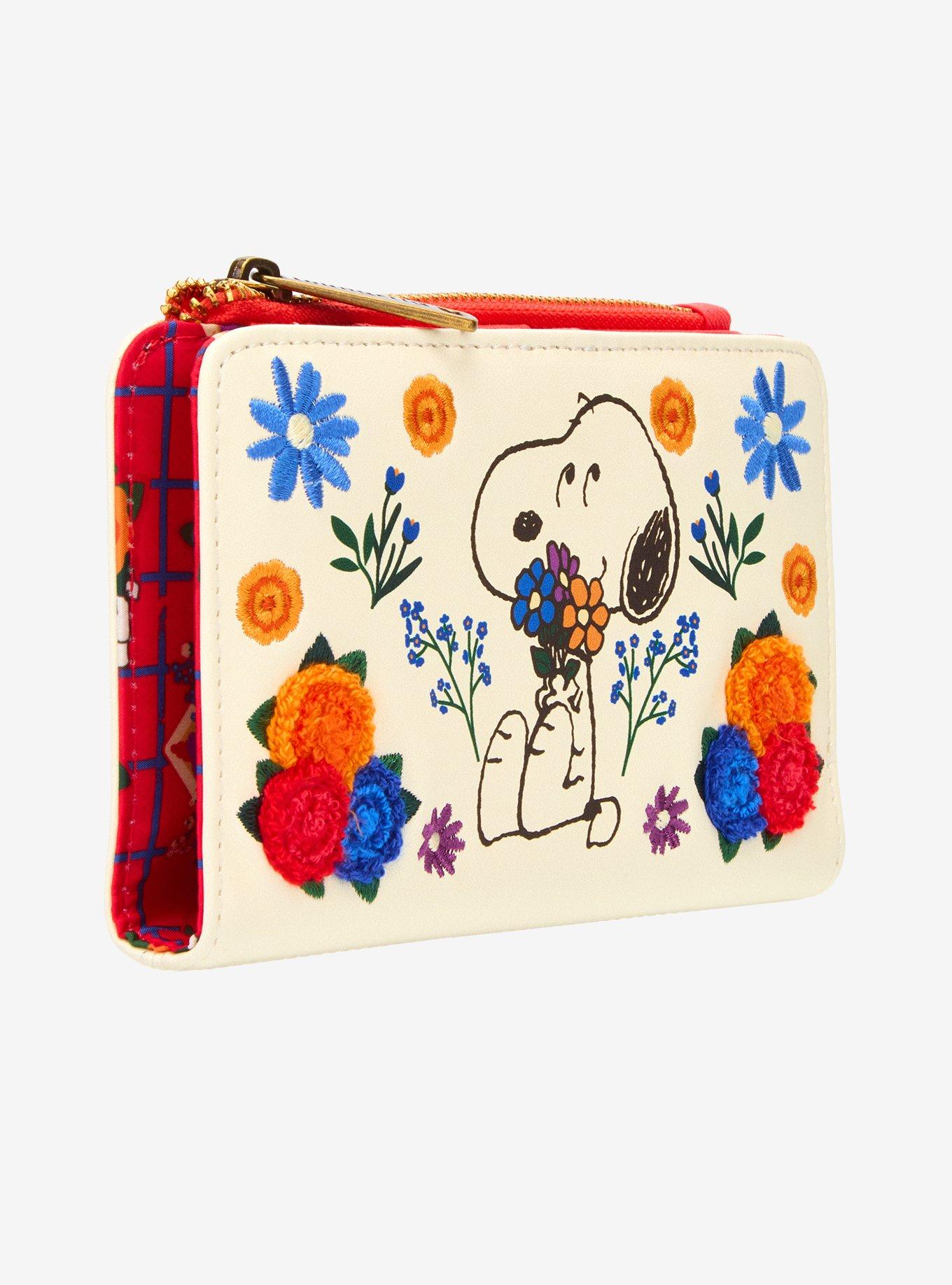 Loungefly Peanuts Floral Snoopy Wallet - BoxLunch Exclusive, , hi-res