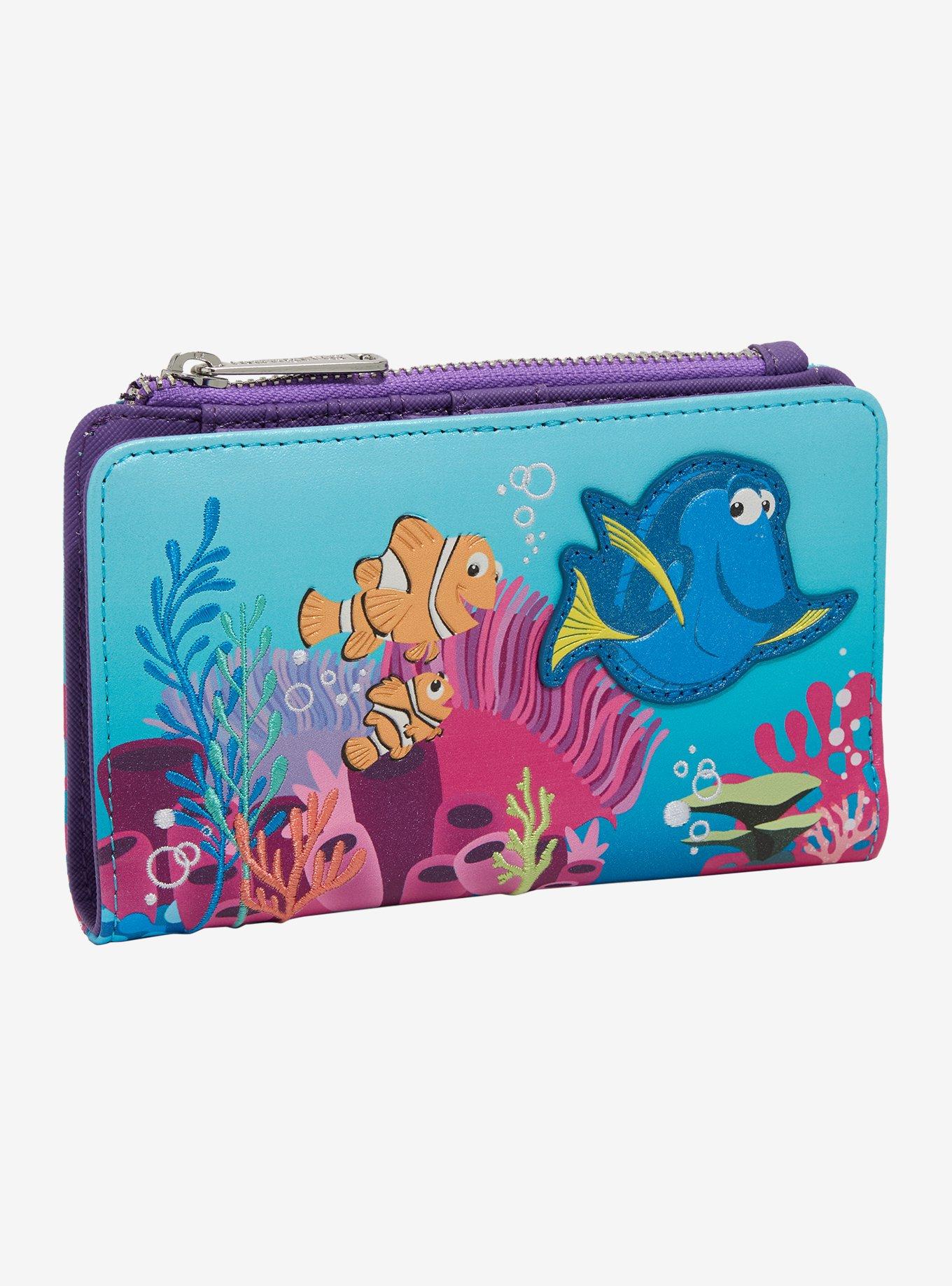 Loungefly Disney Pixar Finding Nemo Dory, Marlin, & Nemo Wallet - BoxLunch Exclusive, , hi-res