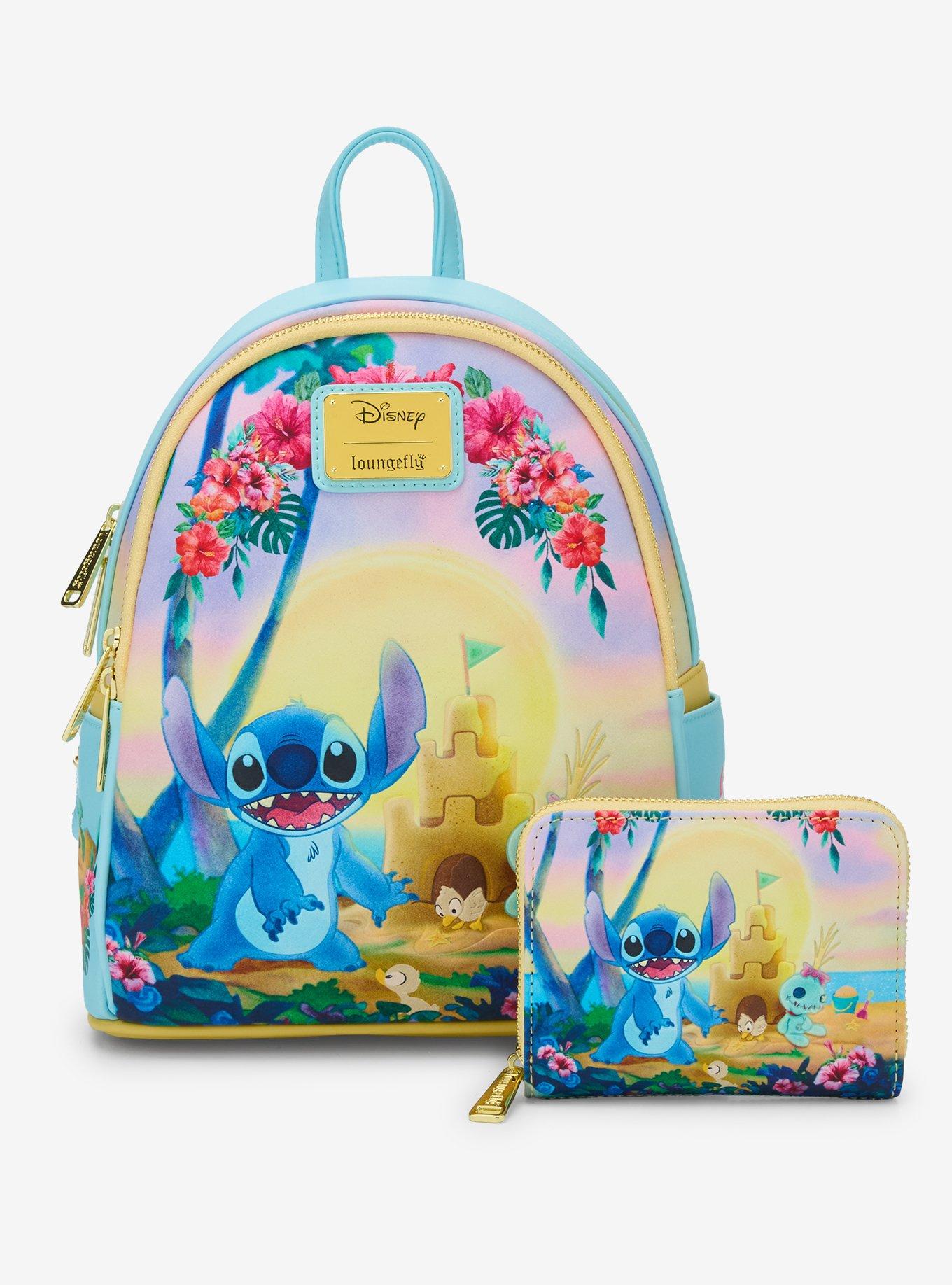 Loungefly Disney Lilo & Stitch Beach Scene Mini Backpack - BoxLunch Exclusive, , alternate