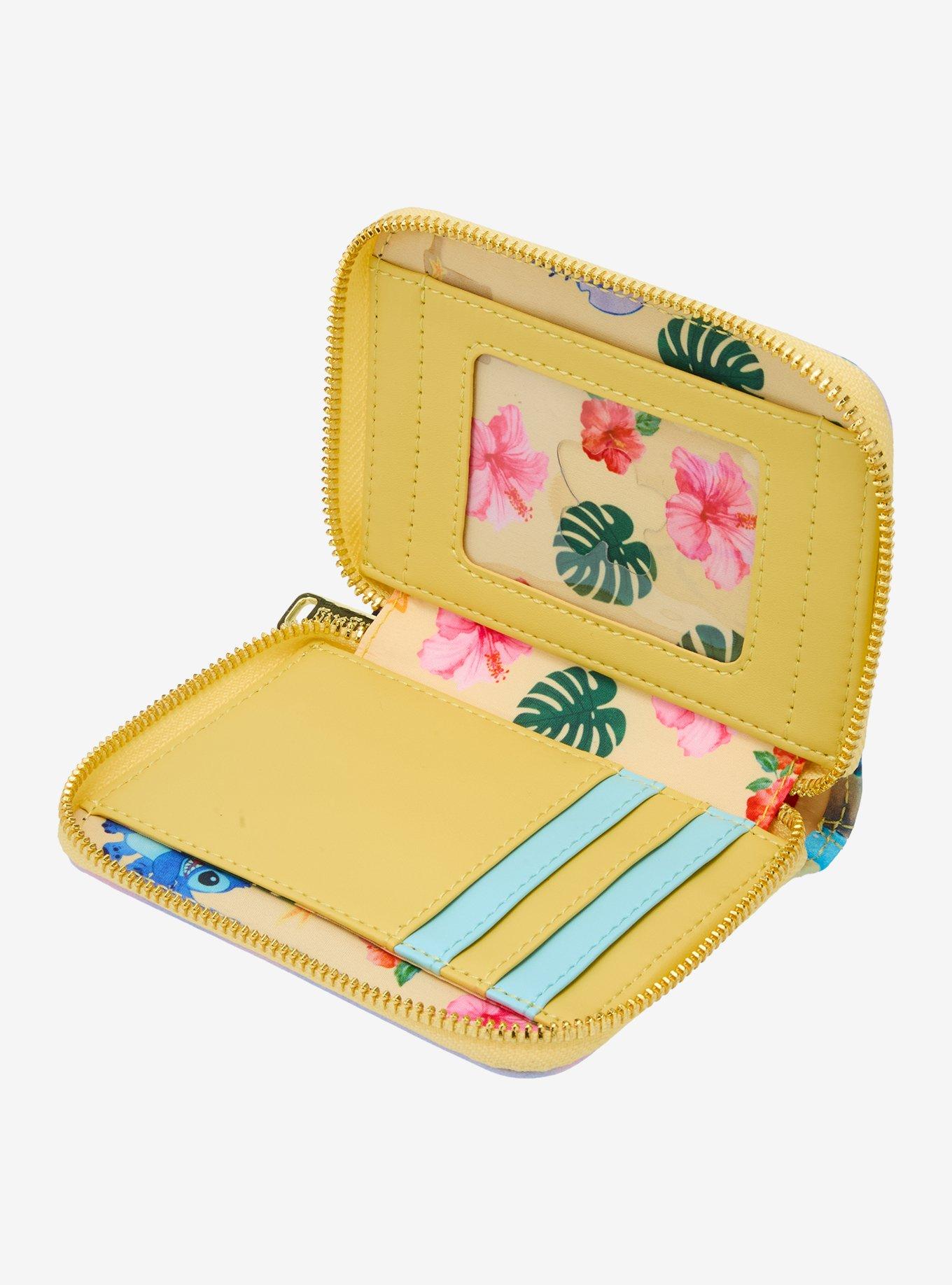 Loungefly Disney Lilo & Stitch Beach Scene Small Zip Wallet - BoxLunch Exclusive, , alternate