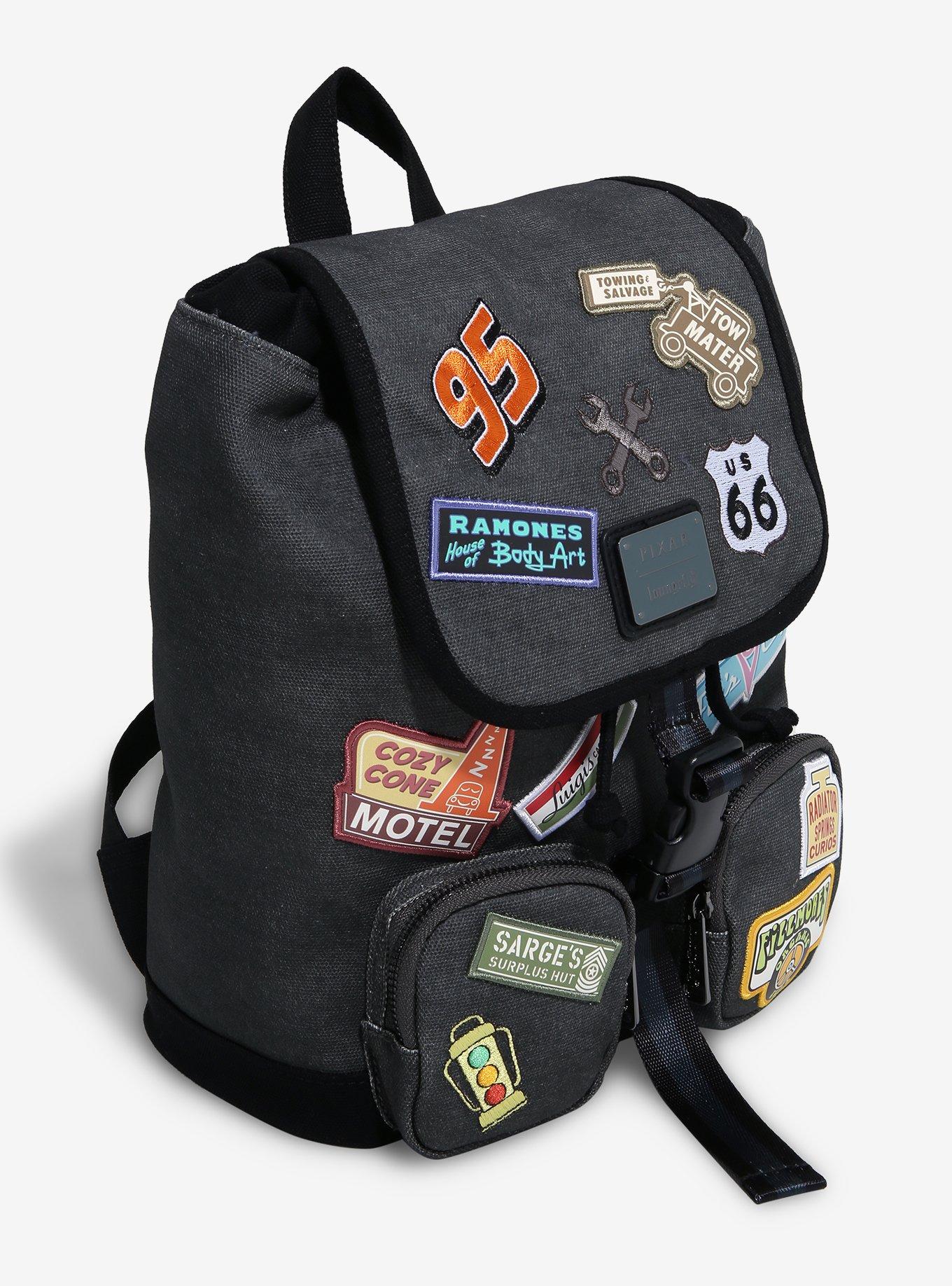 Loungefly Disney Pixar Cars Radiator Springs Patches Mini Backpack - BoxLunch Exclusive, , hi-res