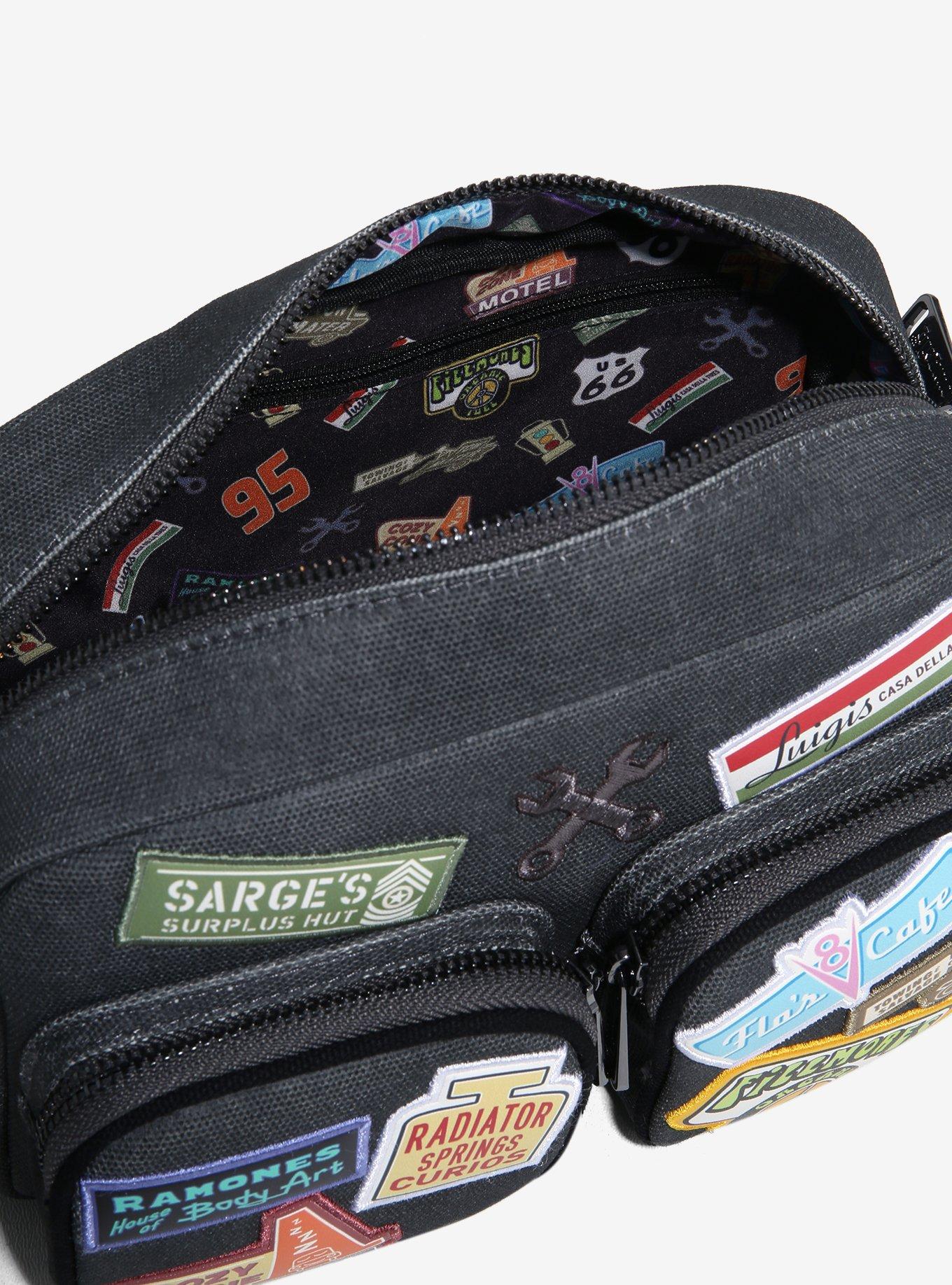 Loungefly Disney Pixar Cars Radiator Springs Patches Crossbody Bag - BoxLunch Exclusive, , alternate